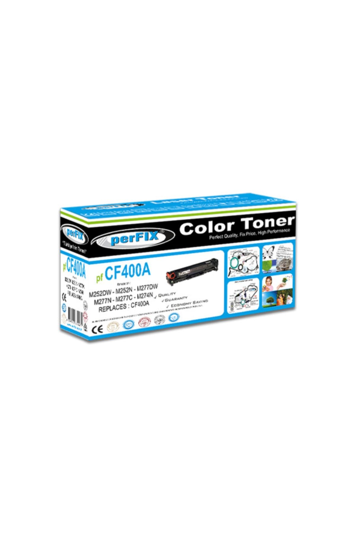 Perfix Pf Cf400a Siyah 201a Toner 1,5k