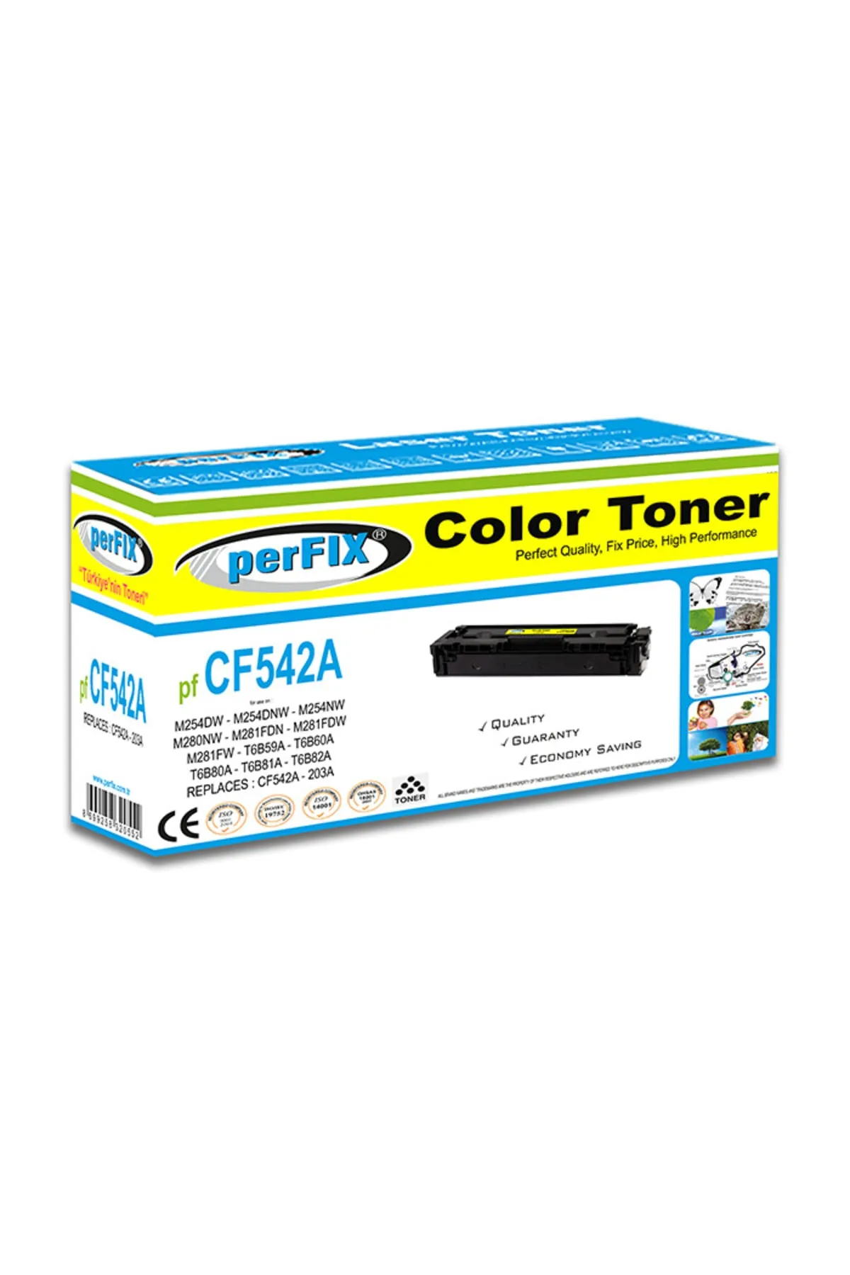 Perfix Pf Cf542a Sarı 203a Toner 1,3k