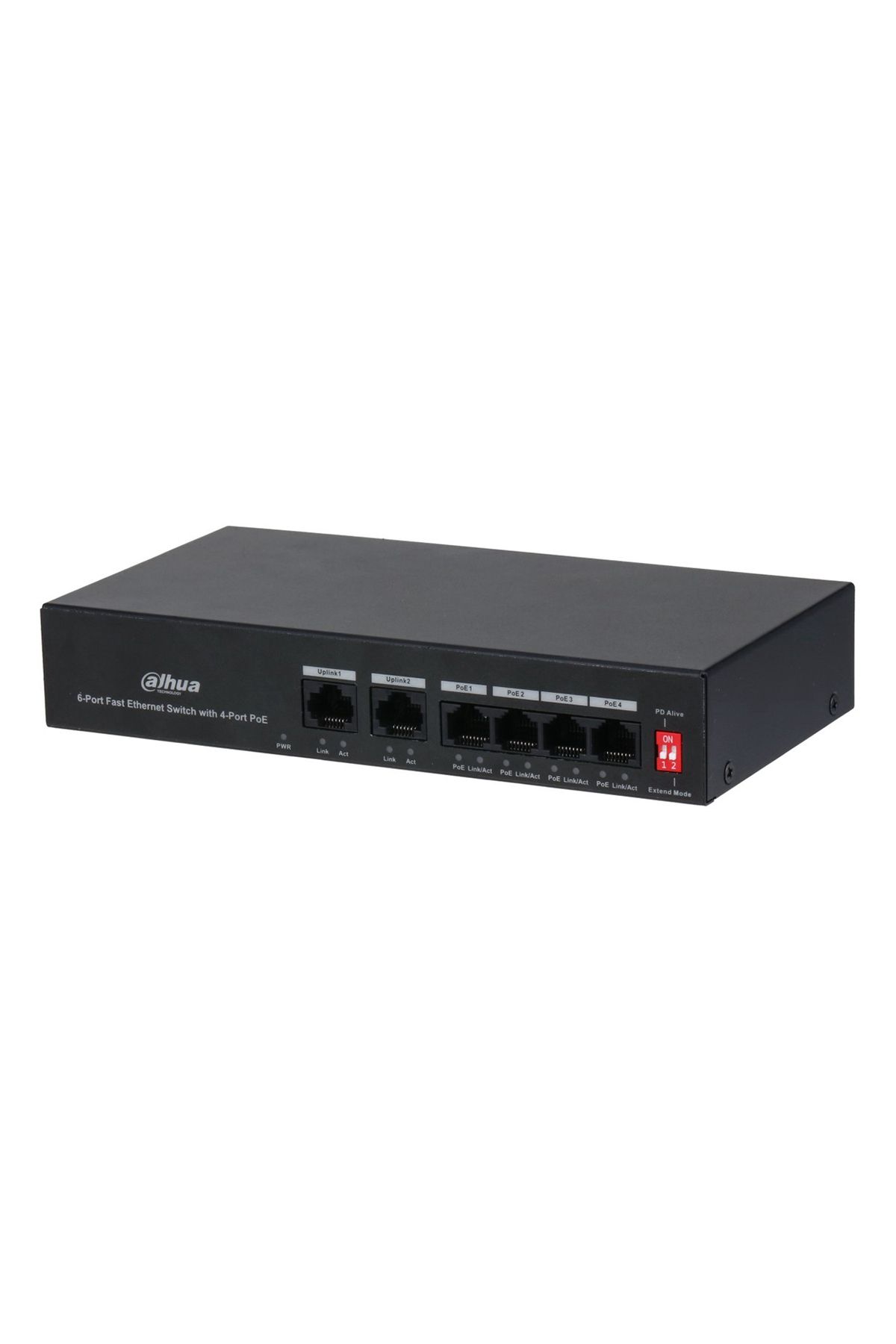 Dahua Pfs3006-4et-36 4 Port Poe (36w) 10/100mbps + 2fe Uplink Switch