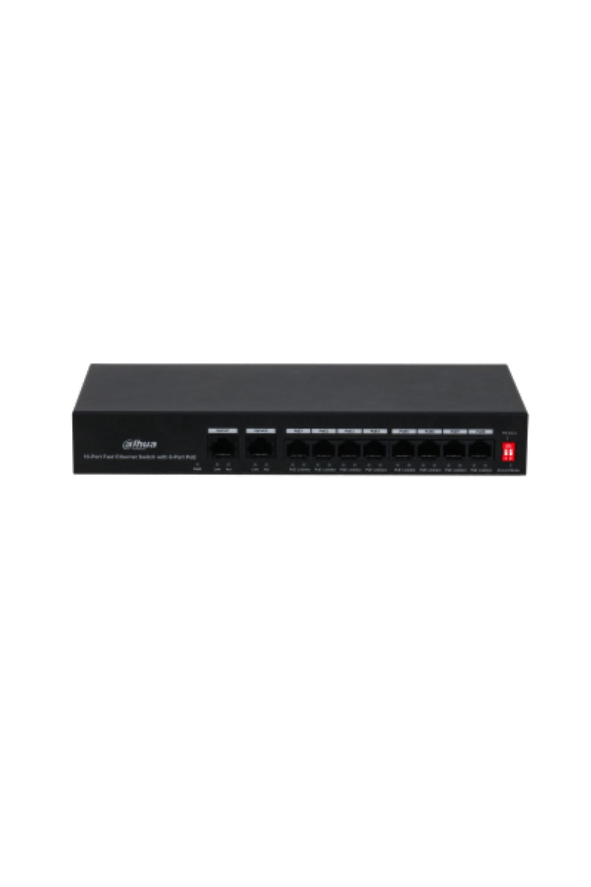 Dahua PFS3010-8ET-65 8 Port PoE (65W) 10/100Mbps + 2FE Uplink Switch