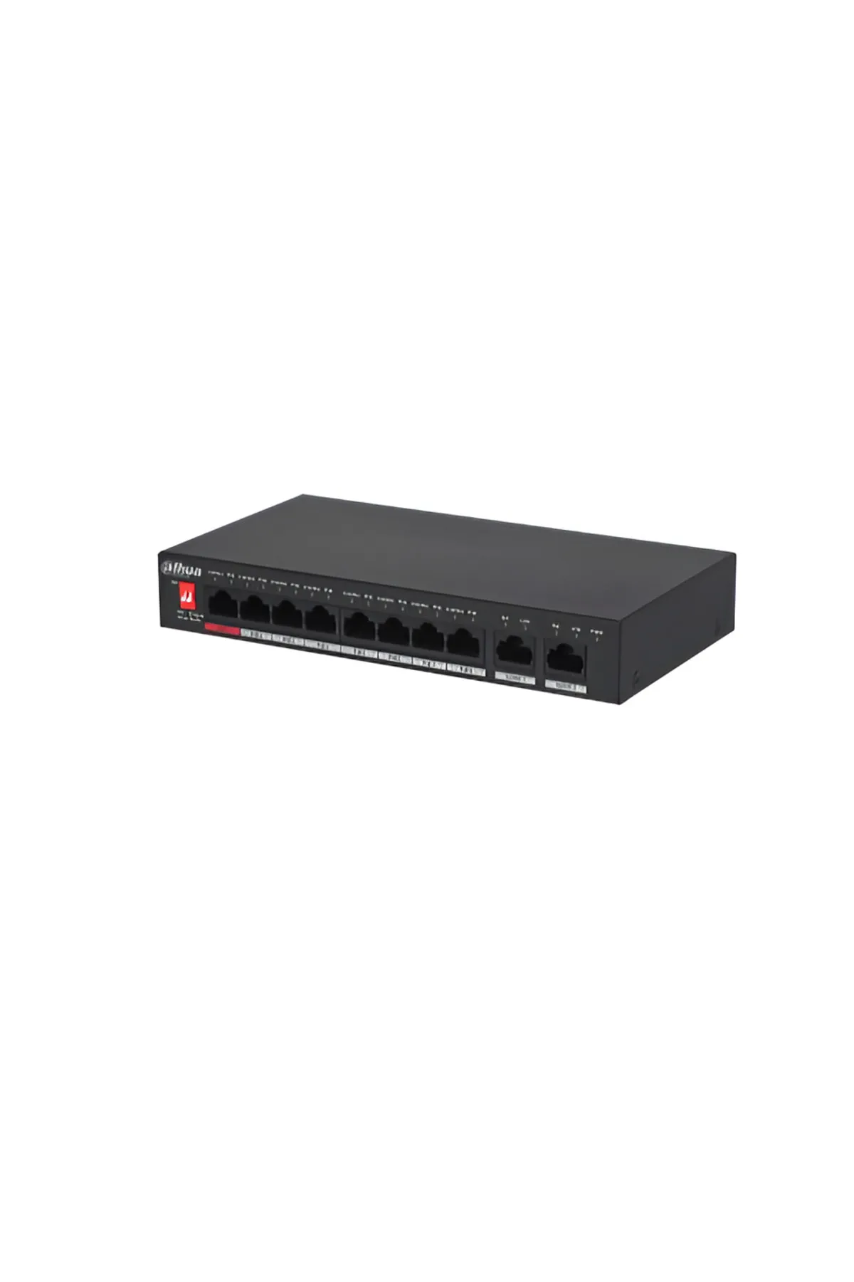 Dahua PFS3010-8ET-96 8 Port PoE Yönetilemez Switch uyumlu