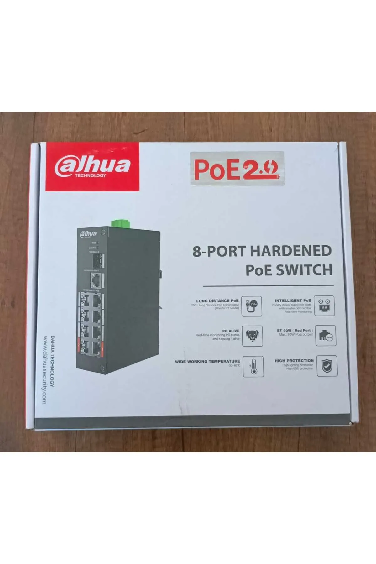 Dahua PFS3110-8ET-96 8 PORT POE SWİTCH (8FE POE + 1GE + 1GE SFP TOPLAM 96W POE)