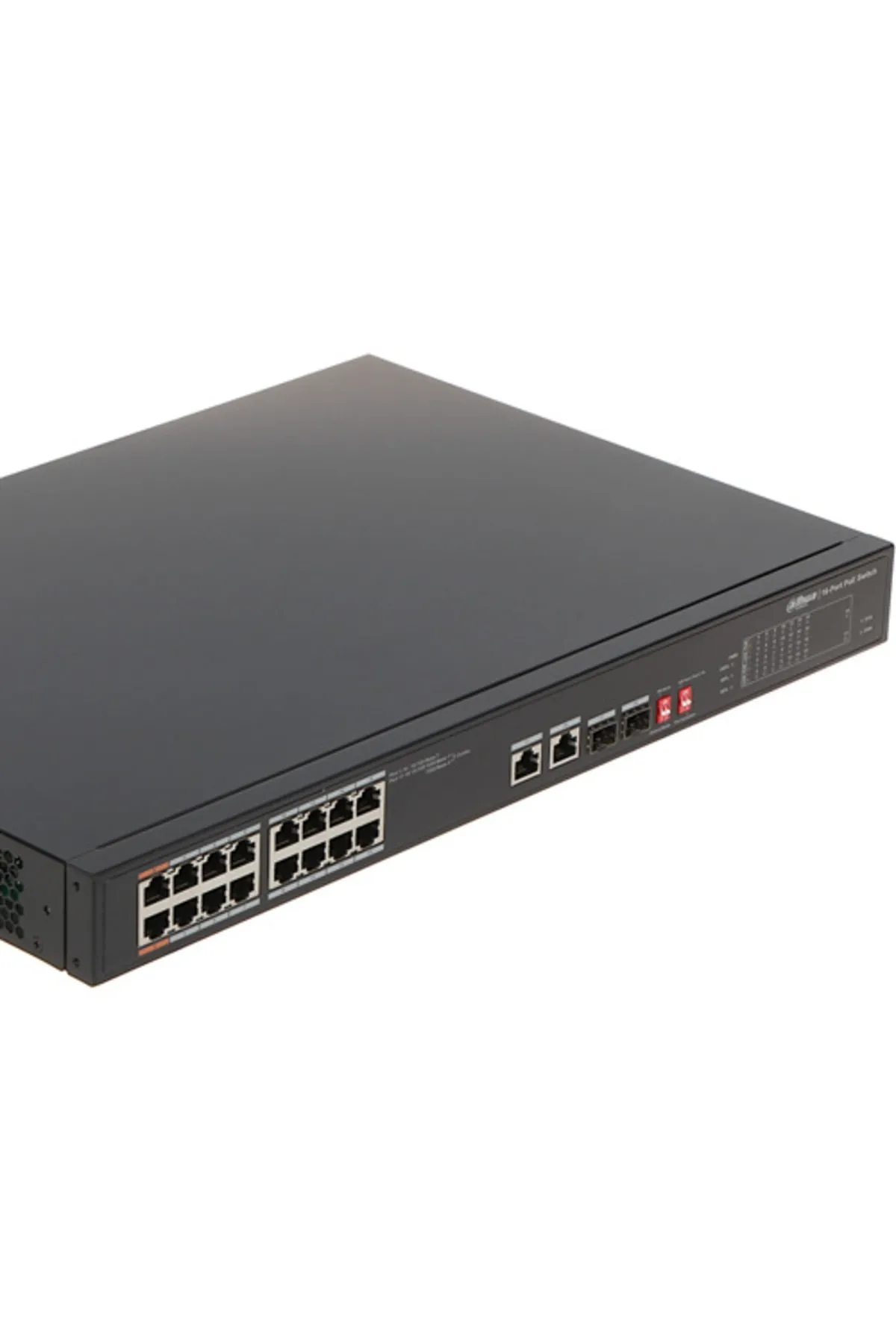 Dahua Pfs3218-16et-135 16 Port Poe Switch (16fe Poe + 2ge Sfp Kombo