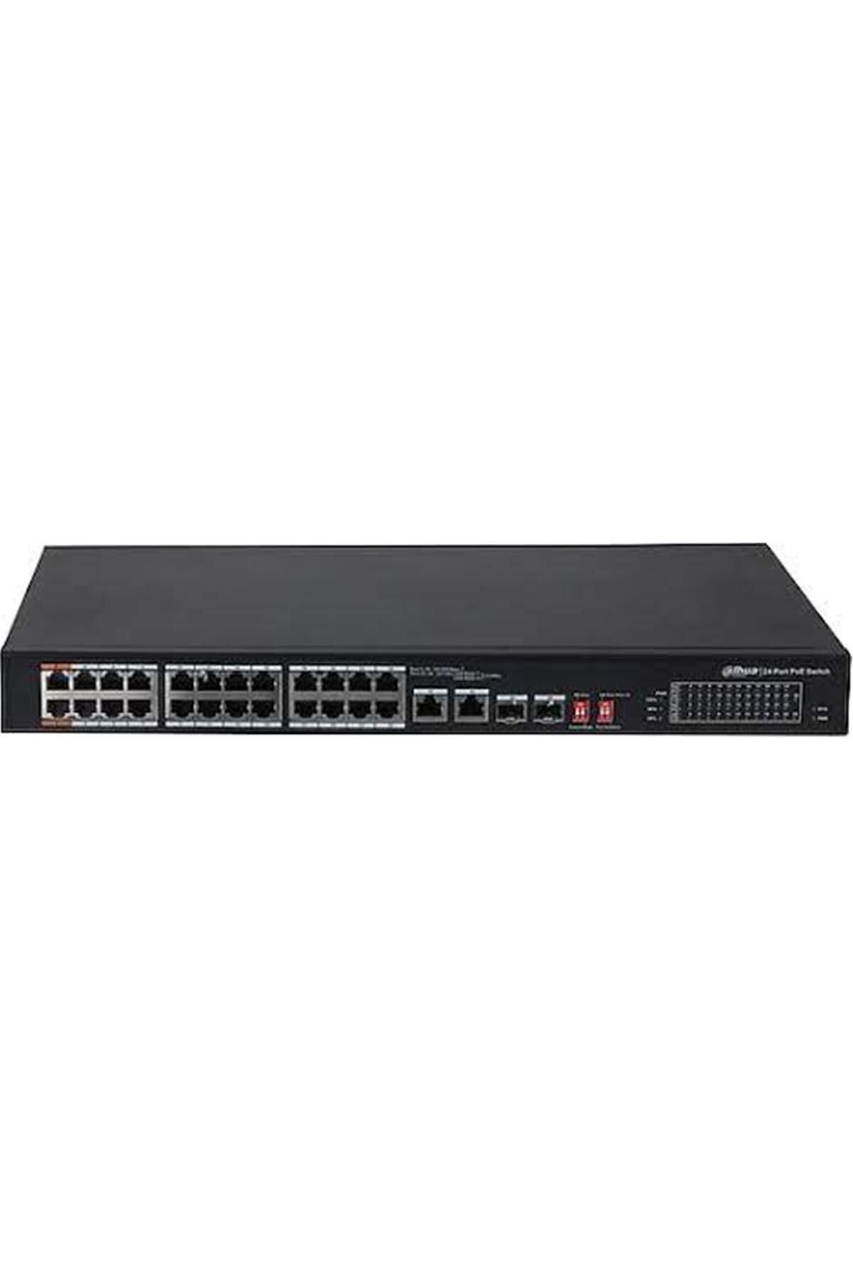 Dahua Pfs3226-24et-240 24 Port Poe 2 Port Sfp 2 Port Gbıt Uplink 10-100 Switch