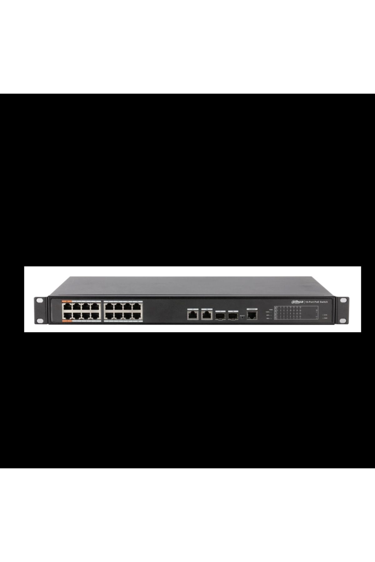 Dahua Pfs4218-16et-240-v2, 16 Port, Megabit, 16 Port Poe, 240w, 2 Port Combo Sfp, 2 Port Gigabit U