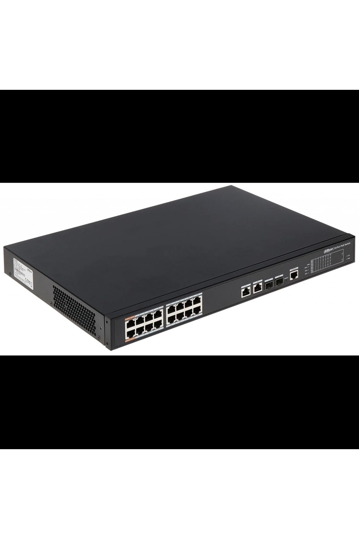 Dahua Pfs4218-16et-240-v2, 16 Port, Megabit, 16 Port Poe, 240w, 2 Port Combo Sfp, 2 Port Gigabit U