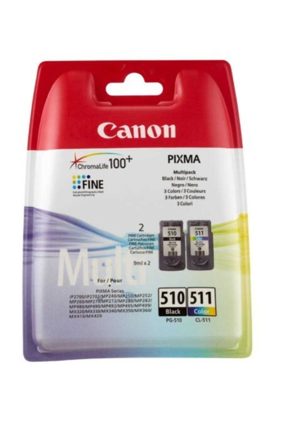 Canon Pg-510/cl-511 Siyah Ve Renkli Orjinal Multi Paket Kartuş