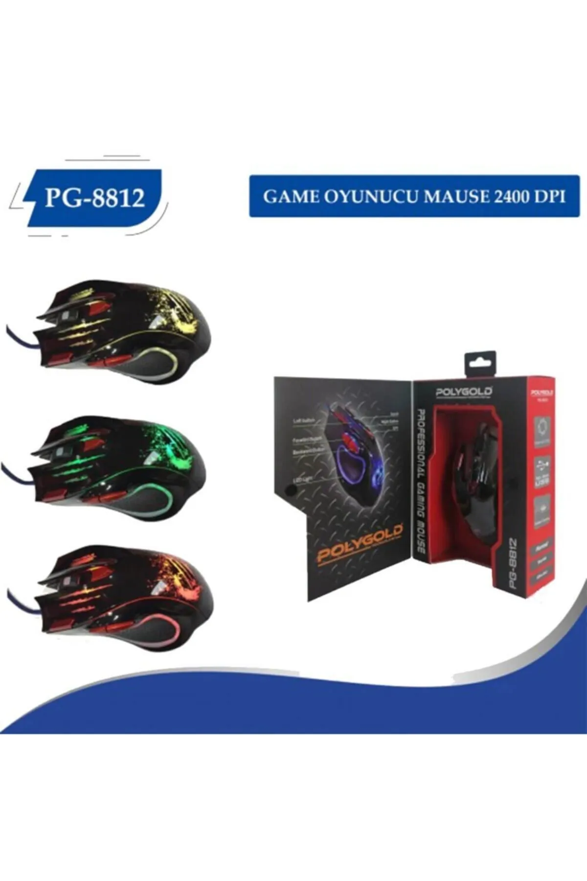 Polygold Pg-8812 Gaming Mouse