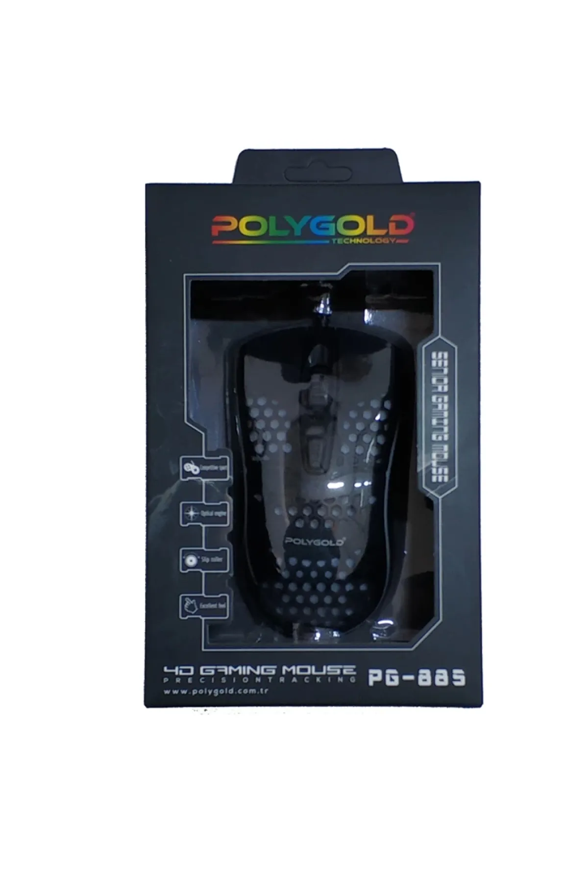 Polygold Pg-885 Optik Işıklı Gaming Mouse - Tekli