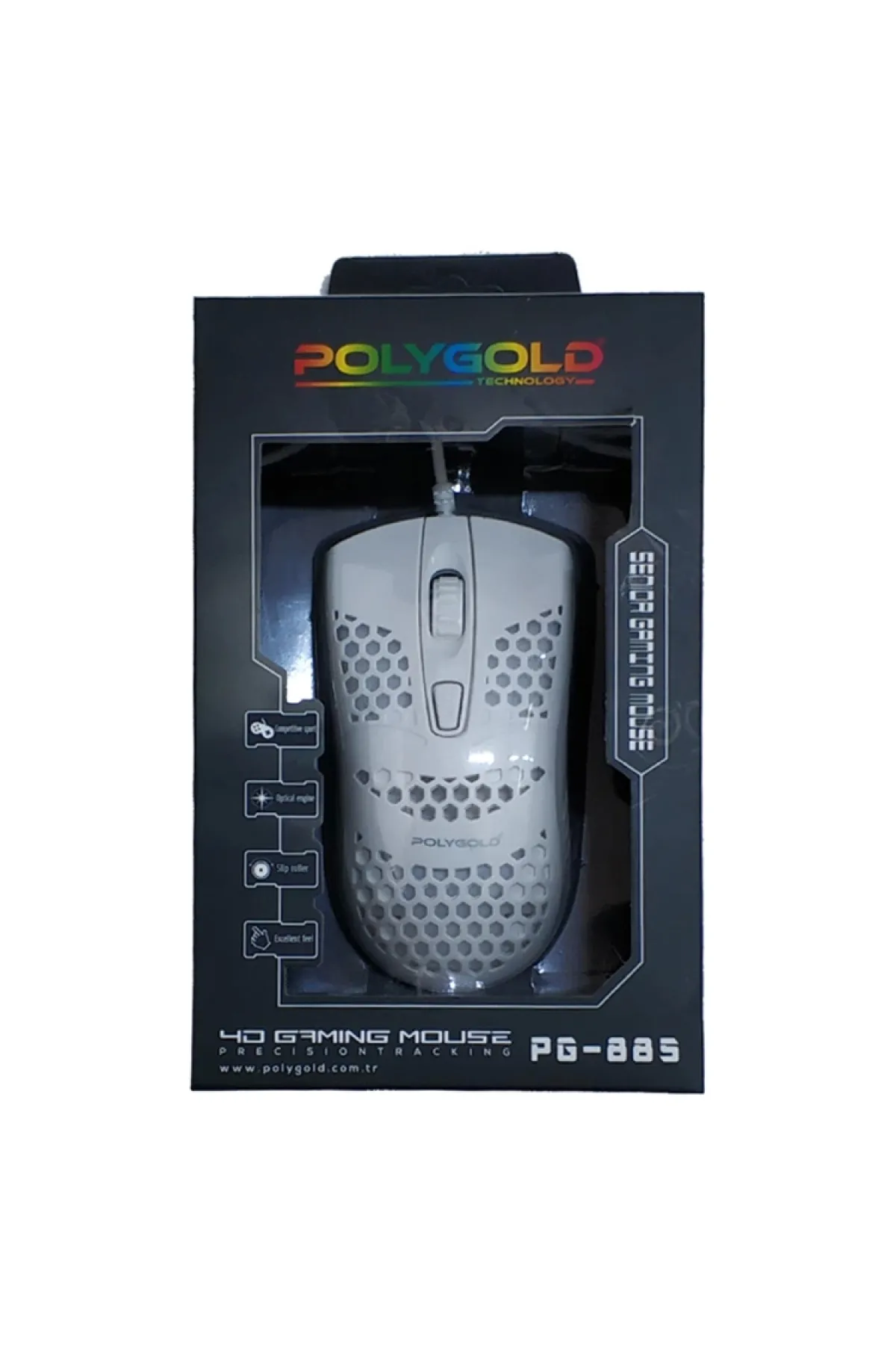 Polygold Pg-885 Optik Işıklı Gaming Mouse - Tekli