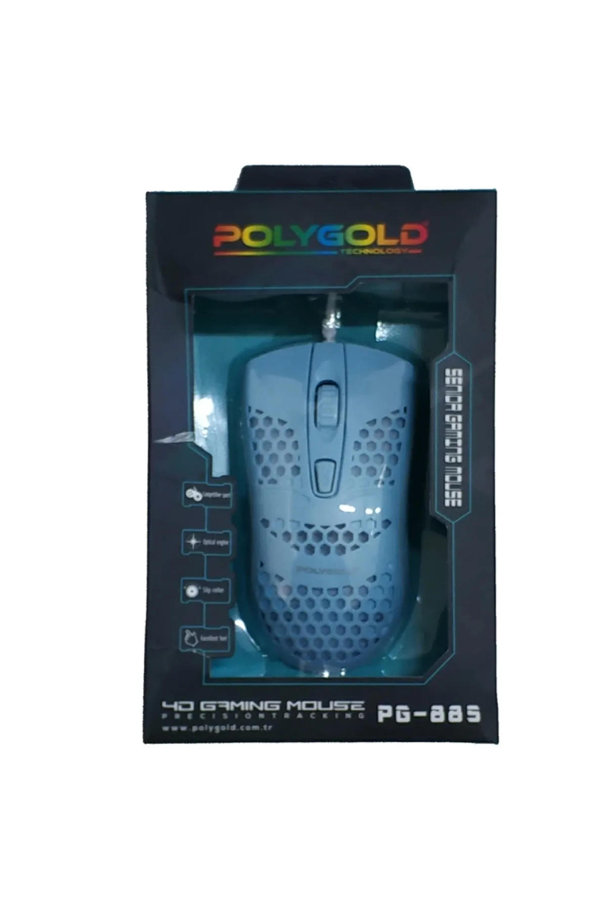 Polygold Pg-885 Optik Işıklı Gaming Mouse - Tekli