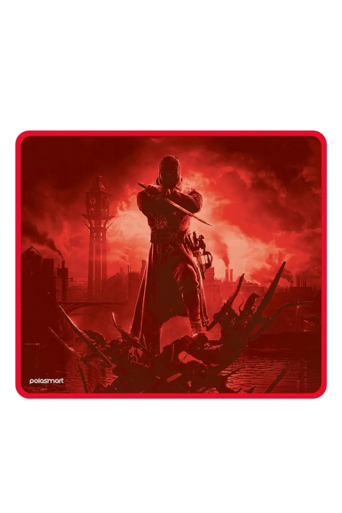 Polosmart PGM25 Kablolu Gaming Mouse & Mouse Pad Kırmızı