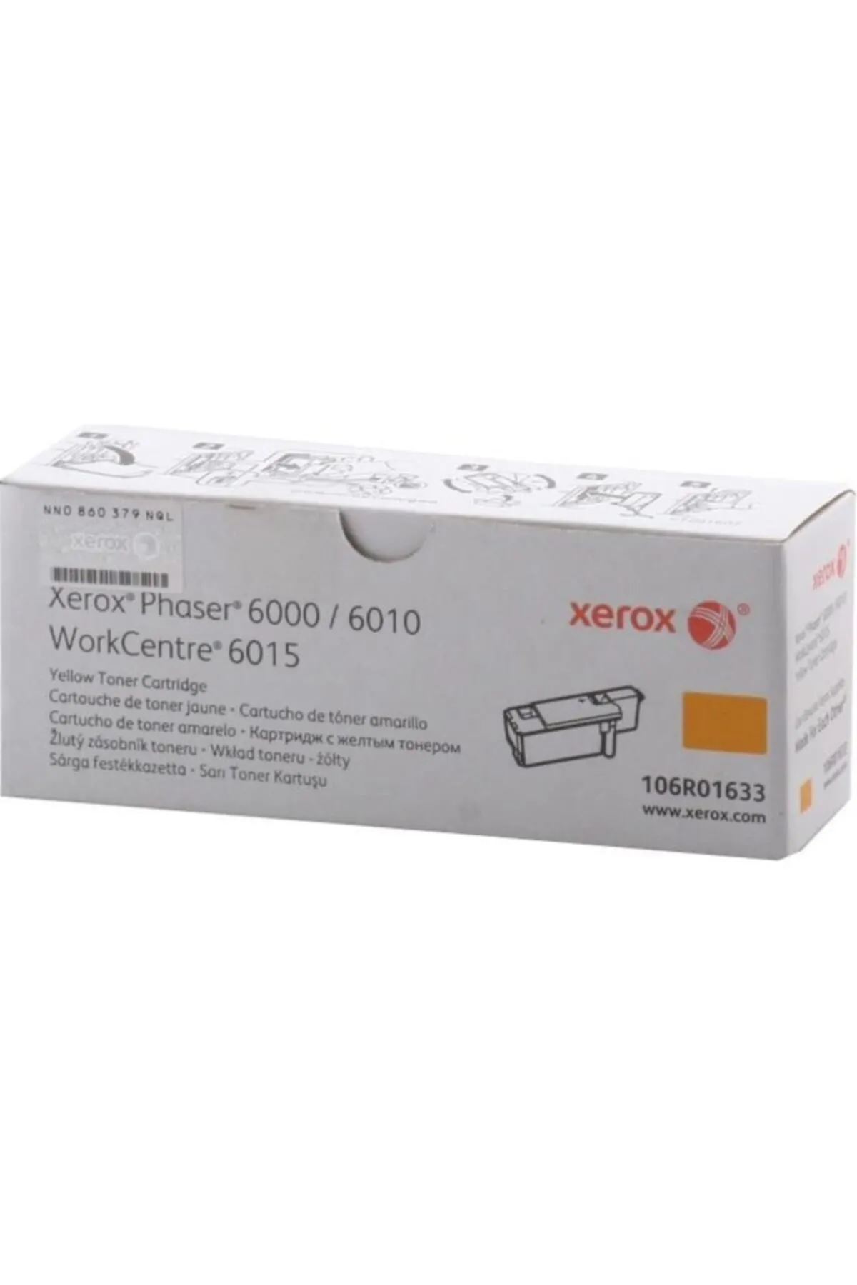 Xerox Phaser 6000-6010-6015 Yellow Toner 1000syf