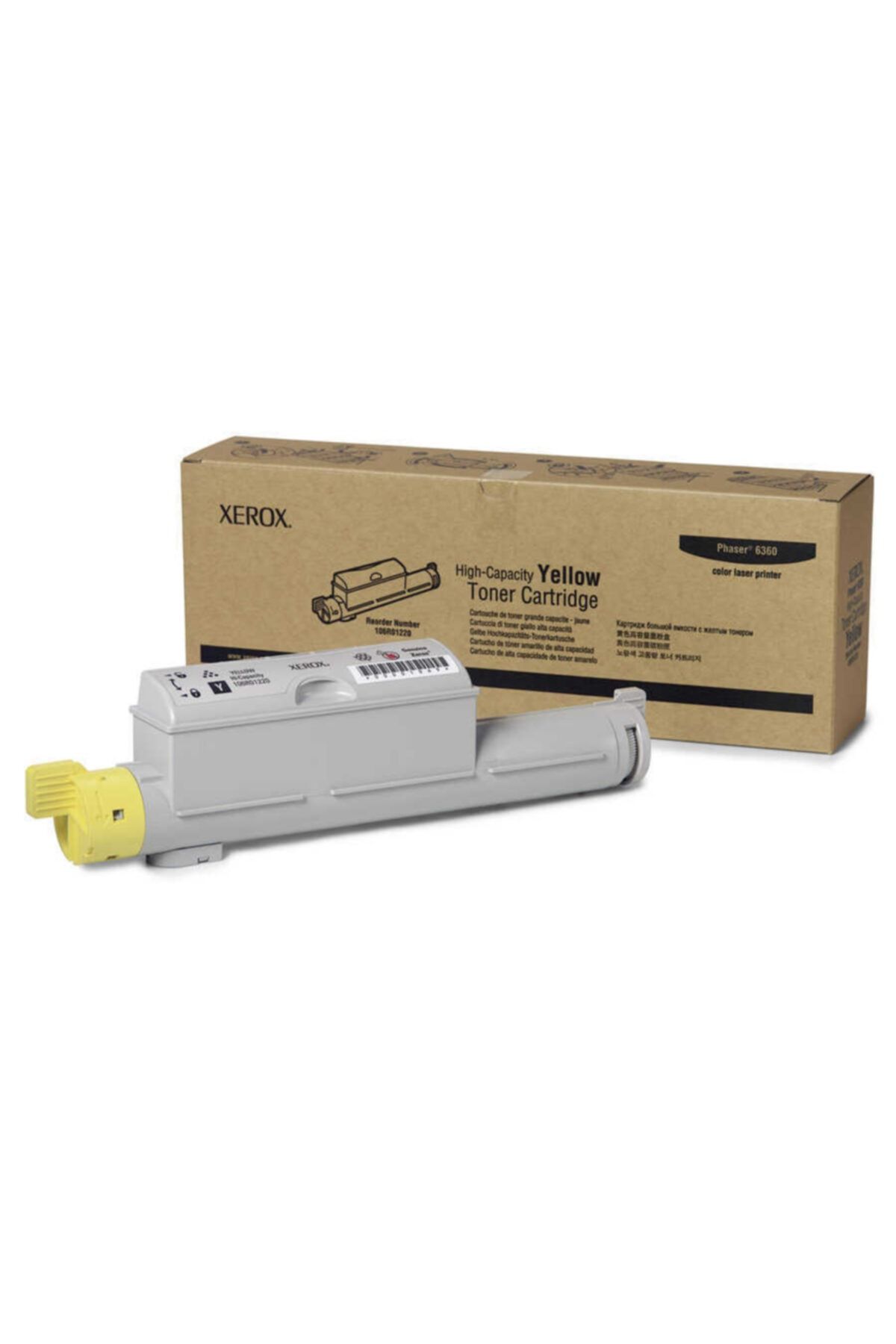 Xerox Phaser 6360-106r01220 Sarı Orjinal Toner Yüksek Kapasiteli