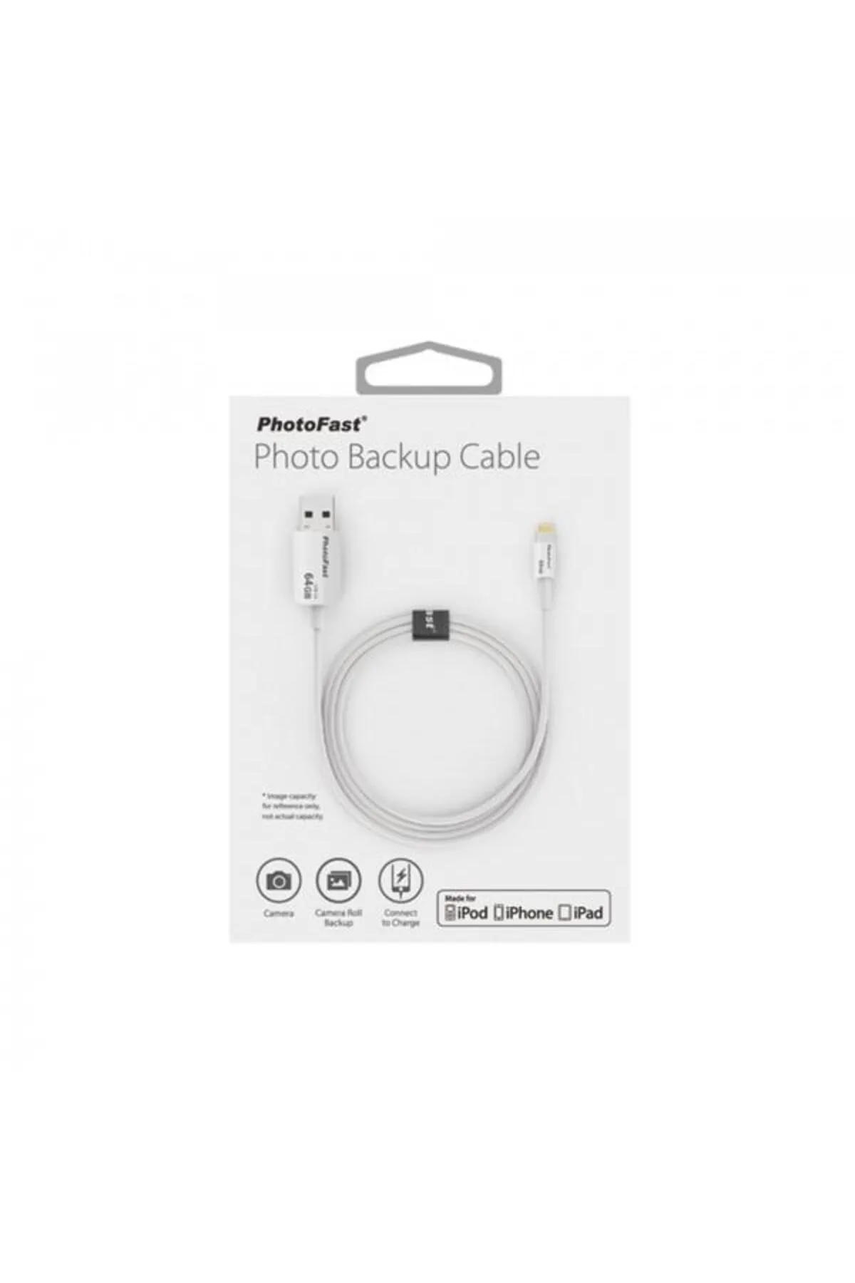 PhotoFast Photo Backup Cable 64gb Lightning / Usb 3.0 Şarj Kablolu I-flashdrive