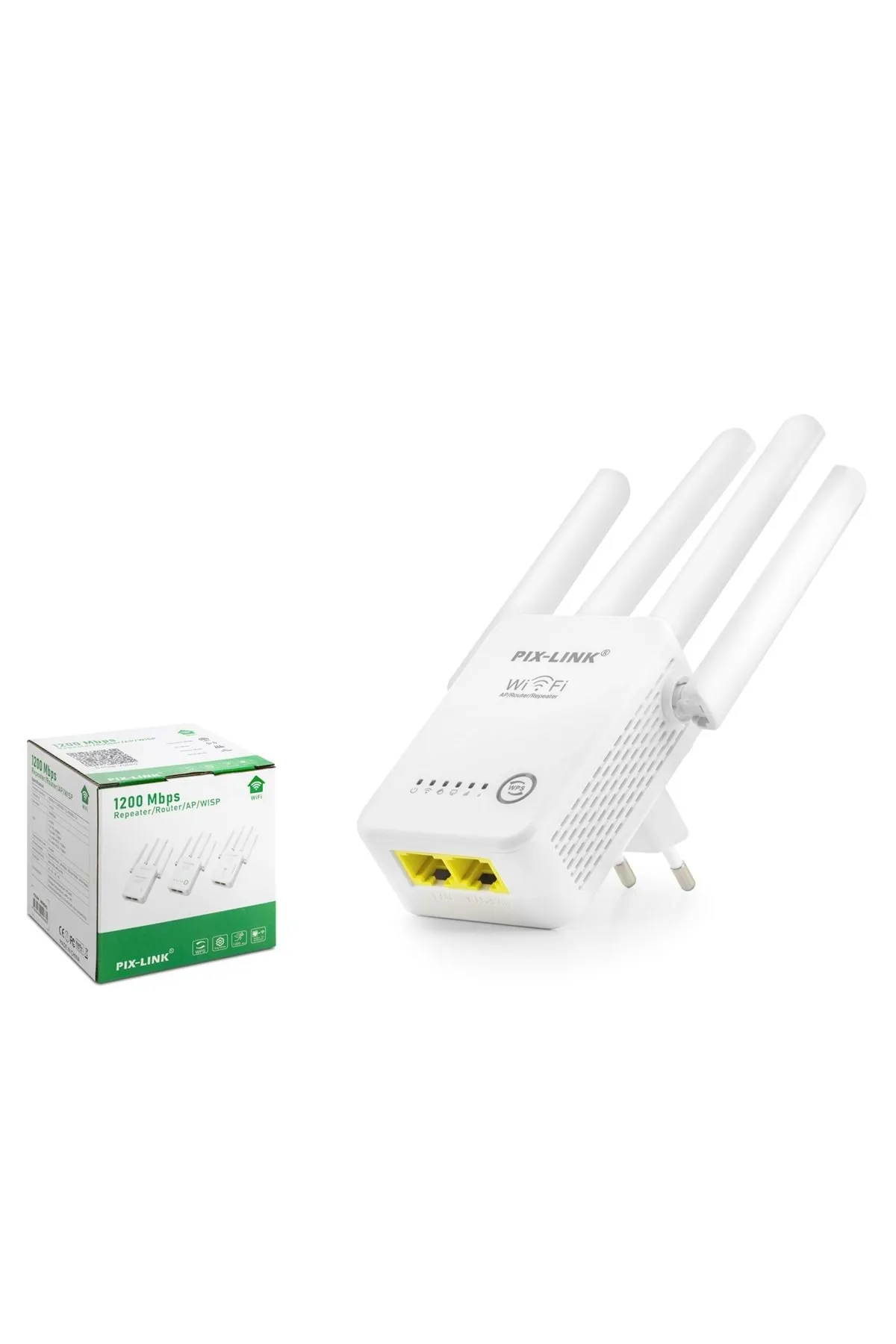 pixlink PIX-LINK WR48D4Q WI-FI REPEATER/ROUTER/AP 300MBPS 4 ANTEN BEYAZ