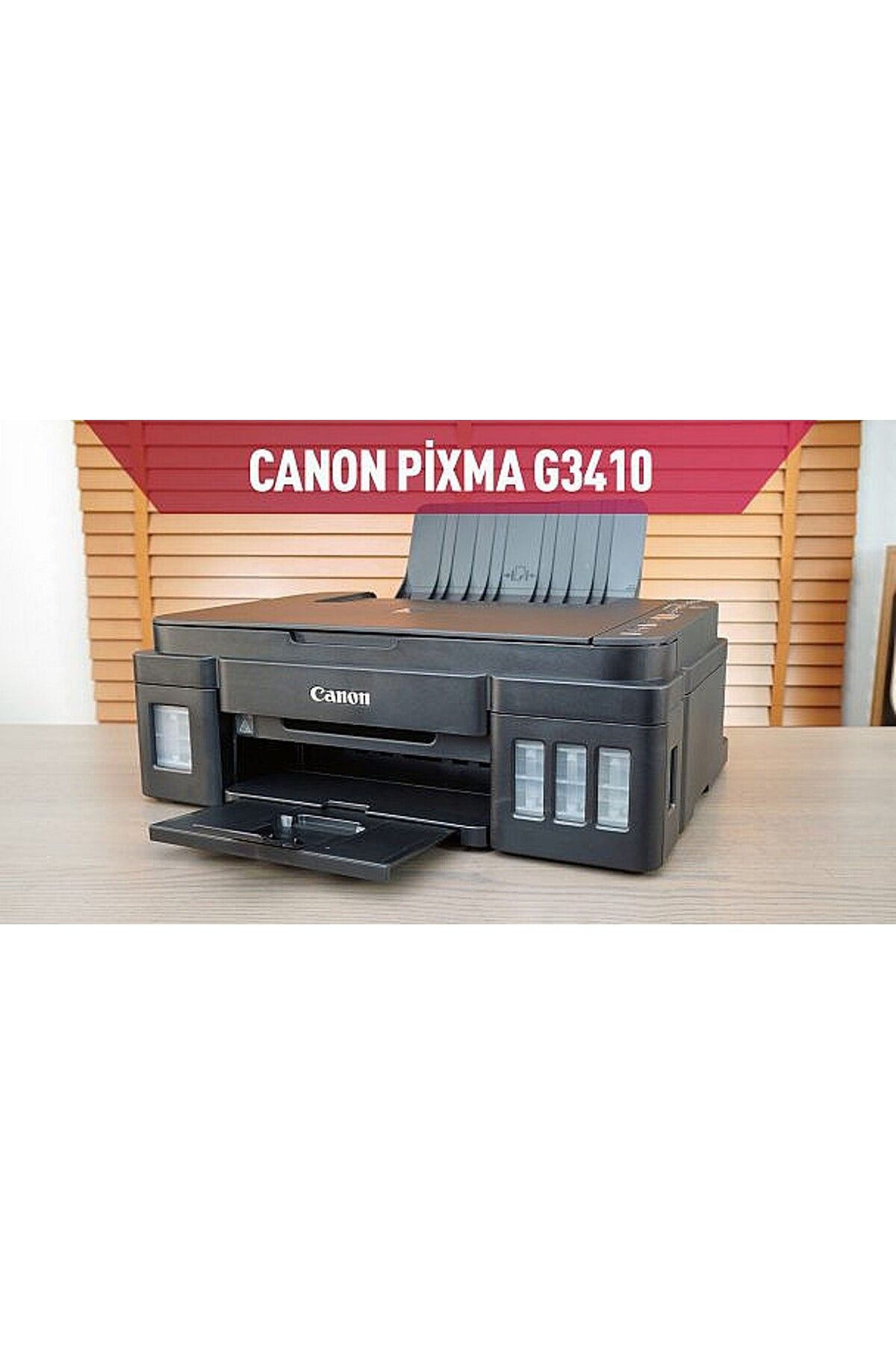 Canon Pixma G3410 Mürekkepli-3 yıl