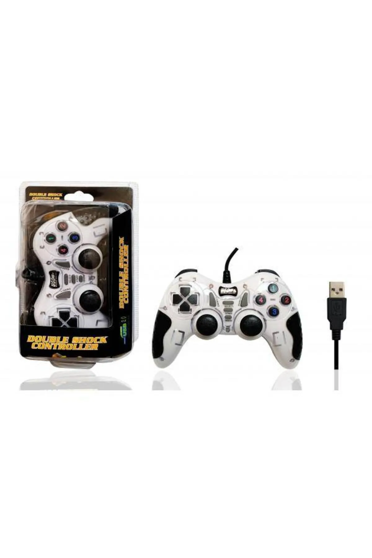 Genel Markalar Pl-2585 Pc Uyumlu Usb Joystick Oyun Kolu Gamepad