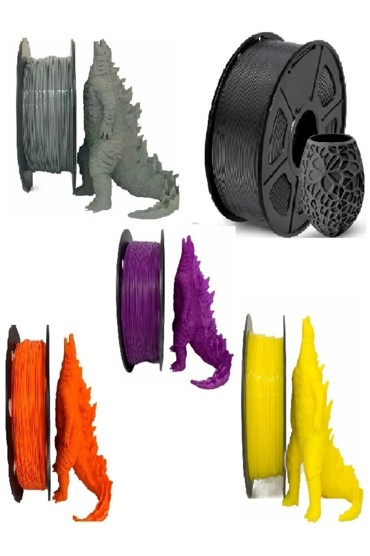 İSTANBUL FİLAMENT Pla 5 Kg Kampanya Istanbul Filament Ø 1,75mm ± 0,05 Mm (3D YAZICI KARTUŞU) Bambu Lab