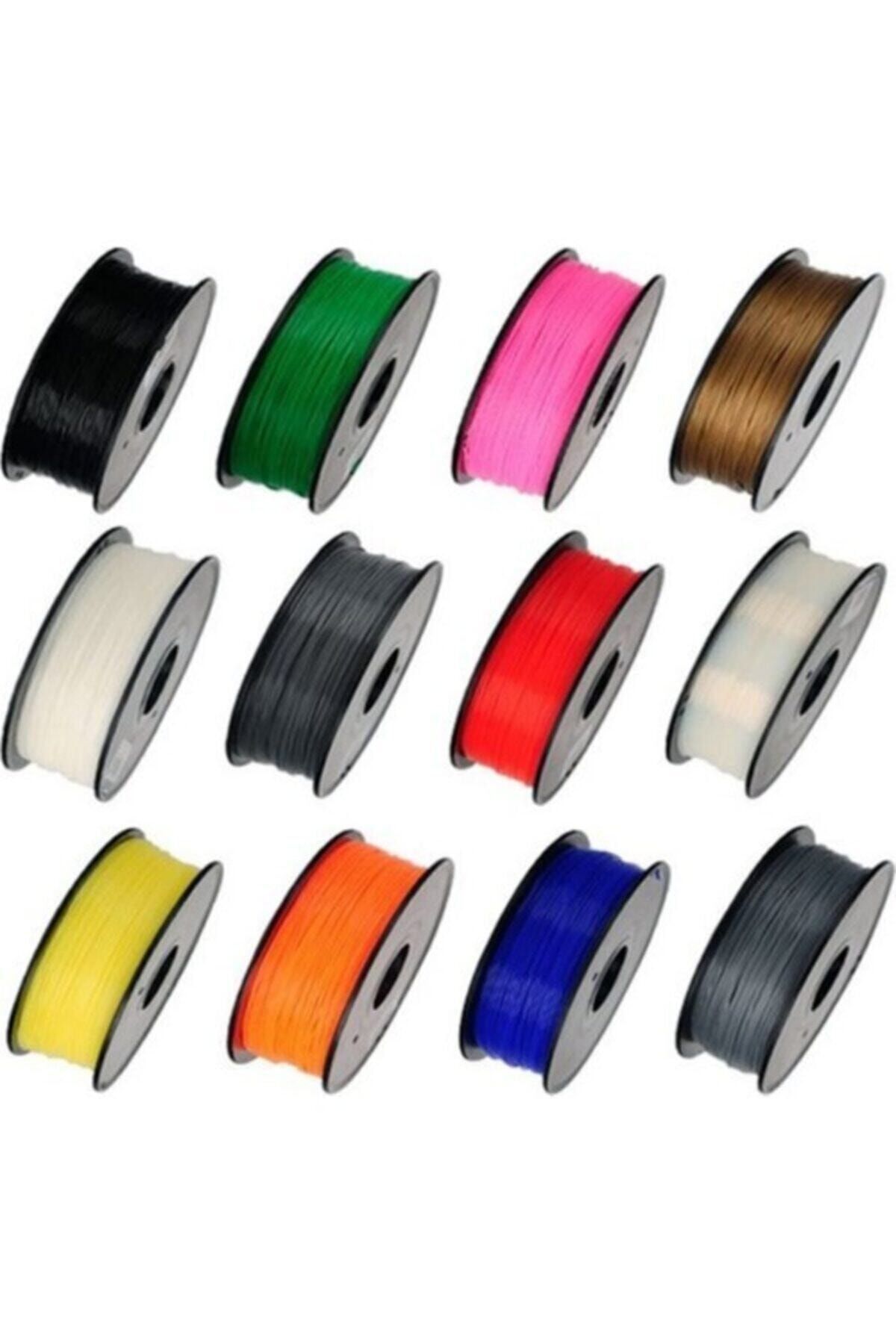 EVGARAJ Pla Filament 3d Kalem Yazıcı Filament 10 Renk 10 Metre