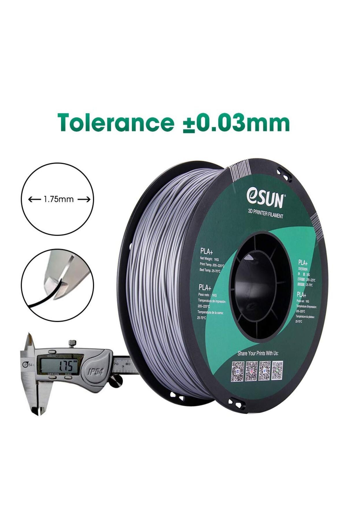 eSun Pla Filament Gümüş 1.75mm 1kg