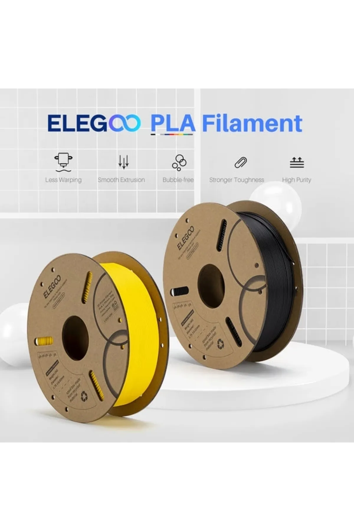 ELEGOO Pla Filament Gri 1kg