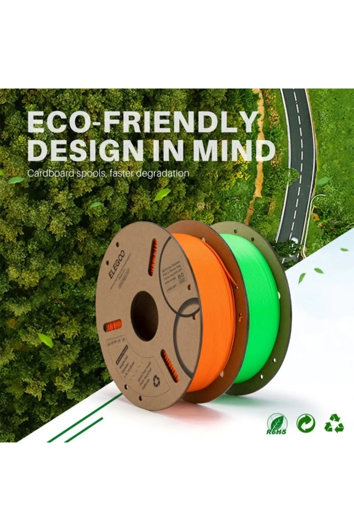 ELEGOO Pla Filament Siyah 1kg