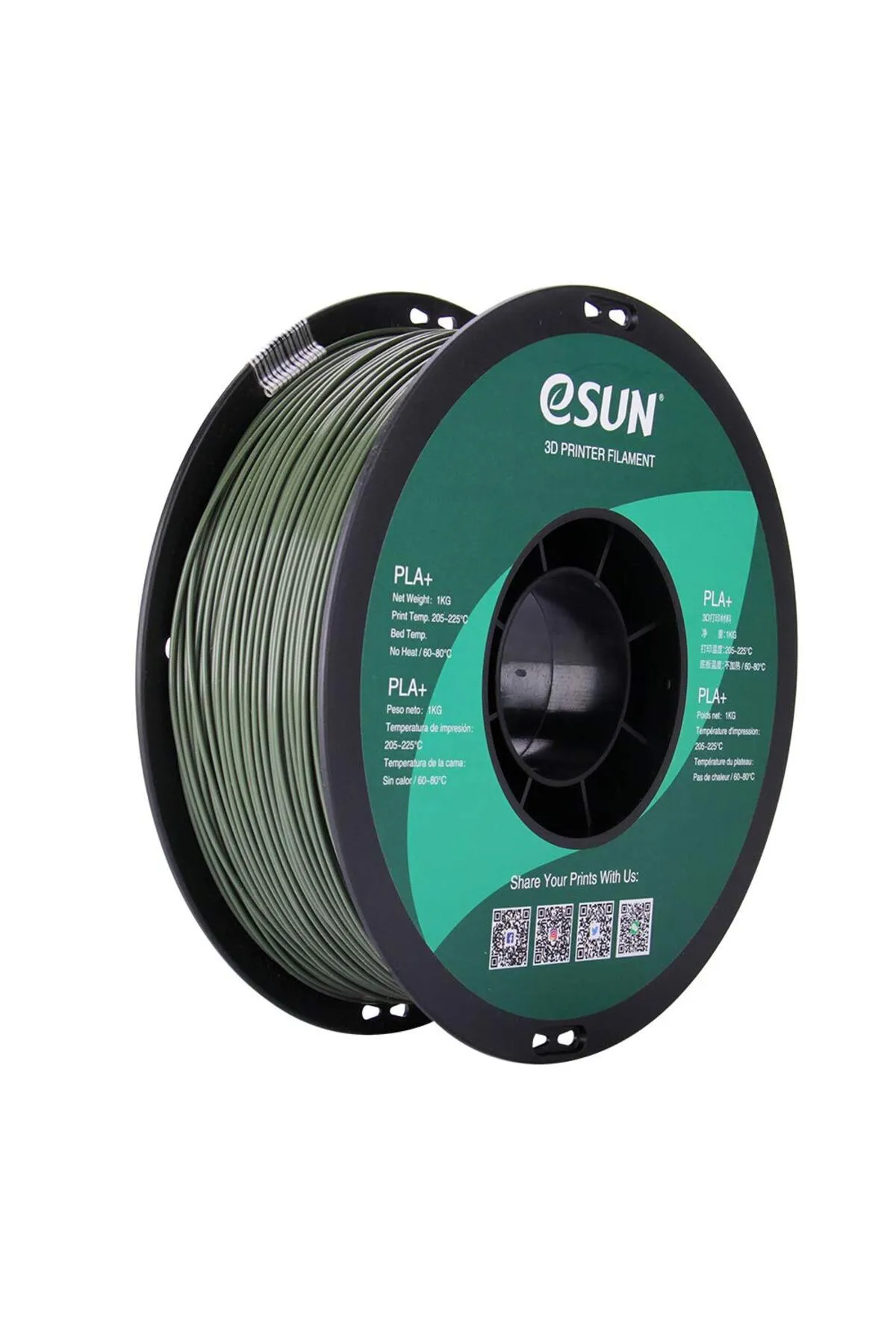 eSun Pla Filament Zeytin Yeşili 1.75mm 1kg