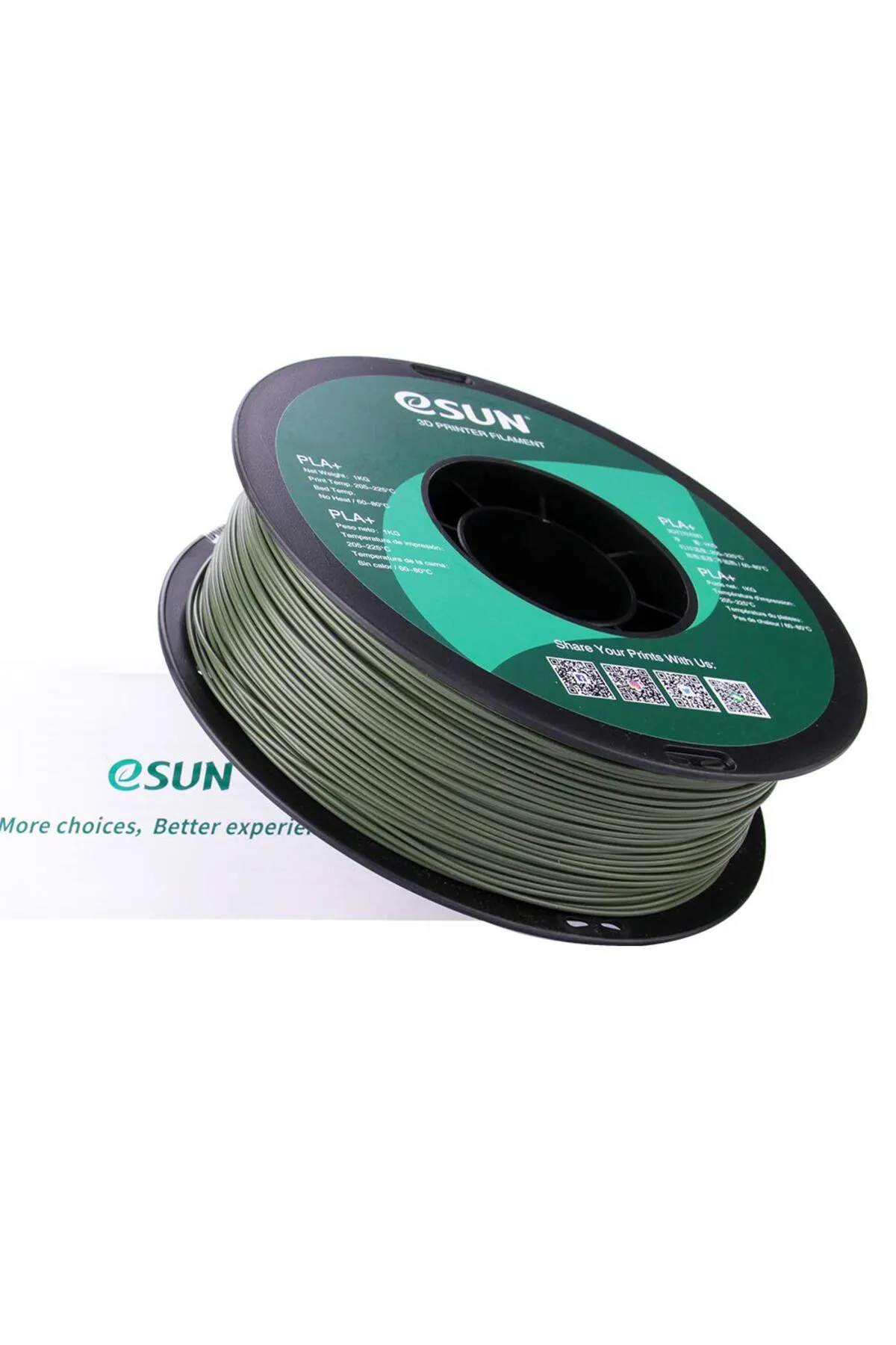 eSun Pla Filament Zeytin Yeşili 1.75mm 1kg