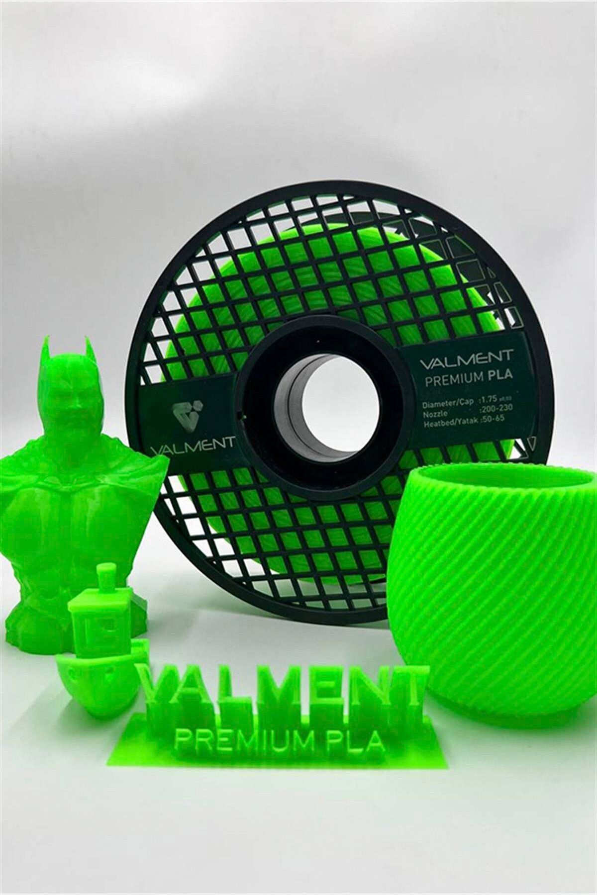 Valment Pla Neon Yeşil Filament