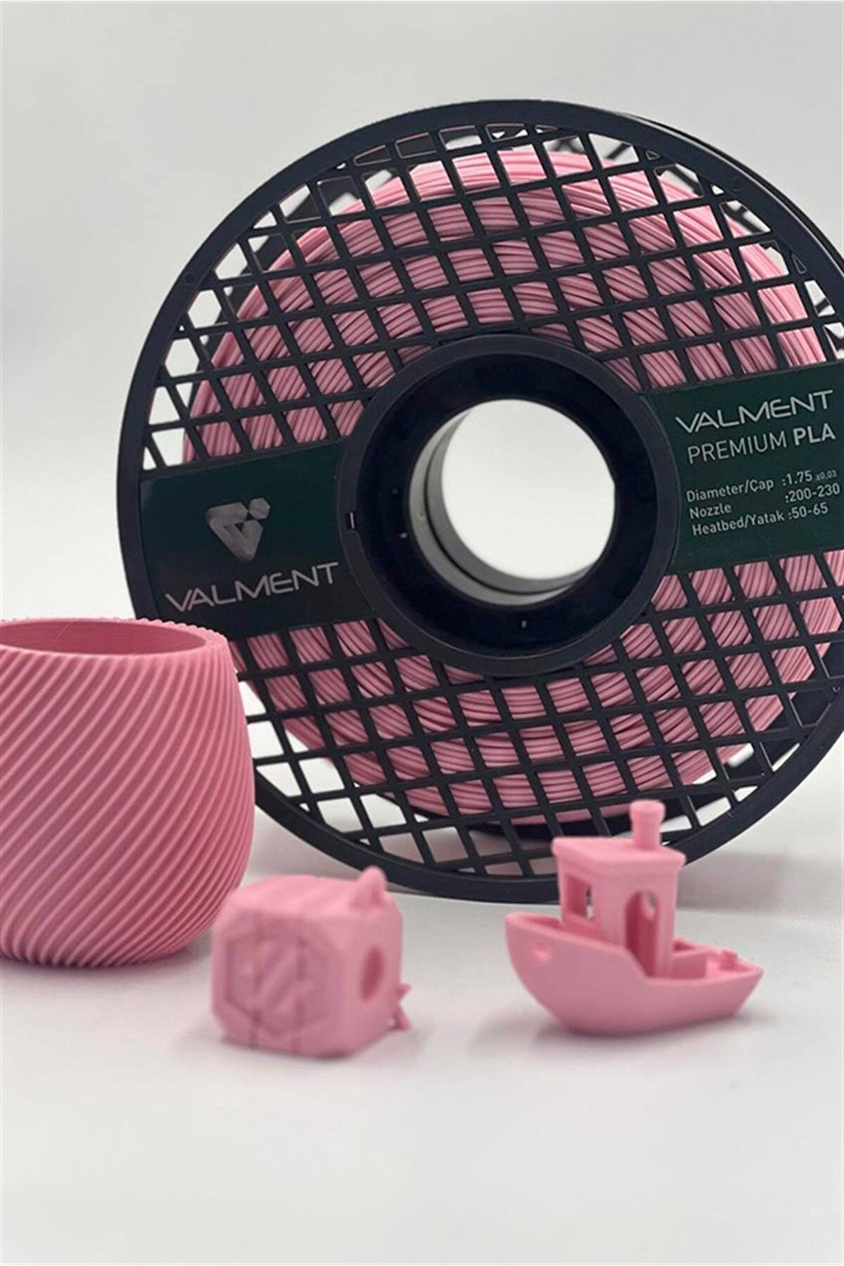 Valment Pla Pastel Pembe Filament