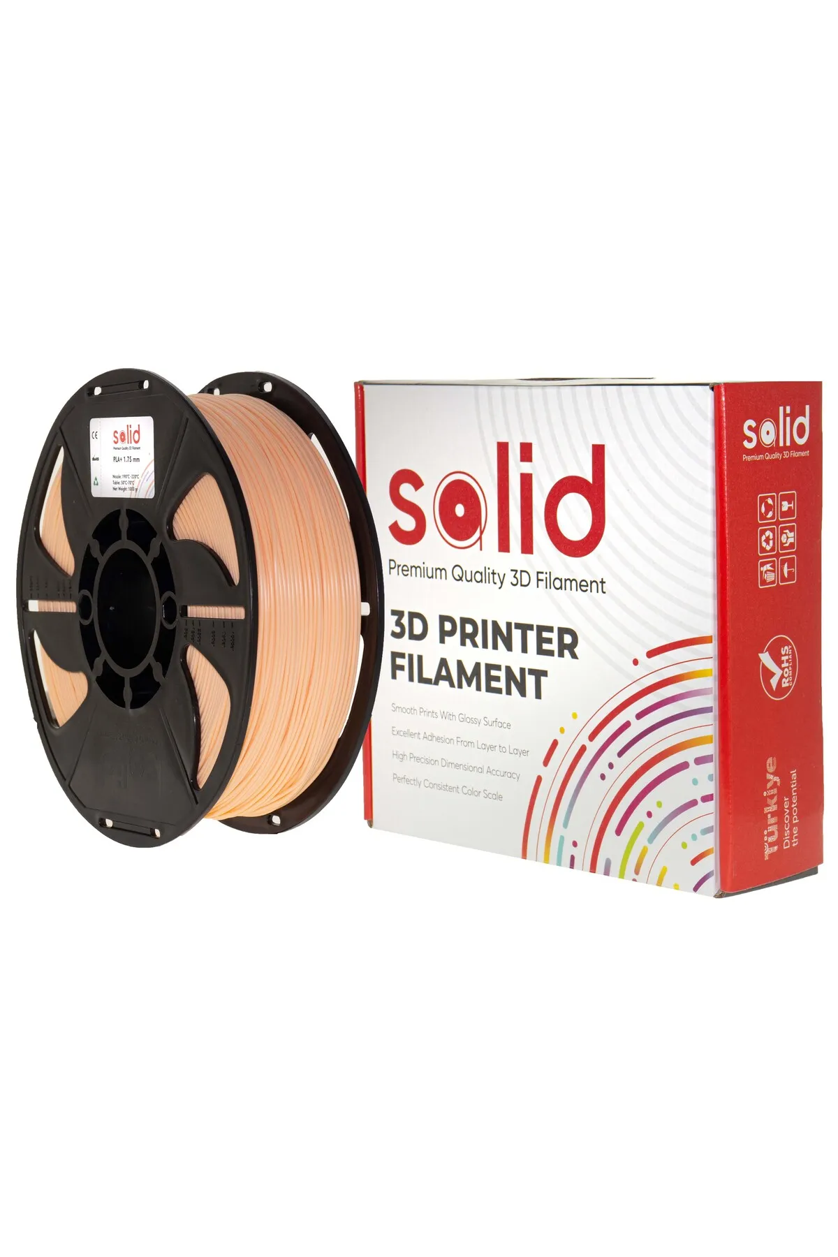 Solid Filament PLA Plus 1.75mm Ten Rengi 1Kg