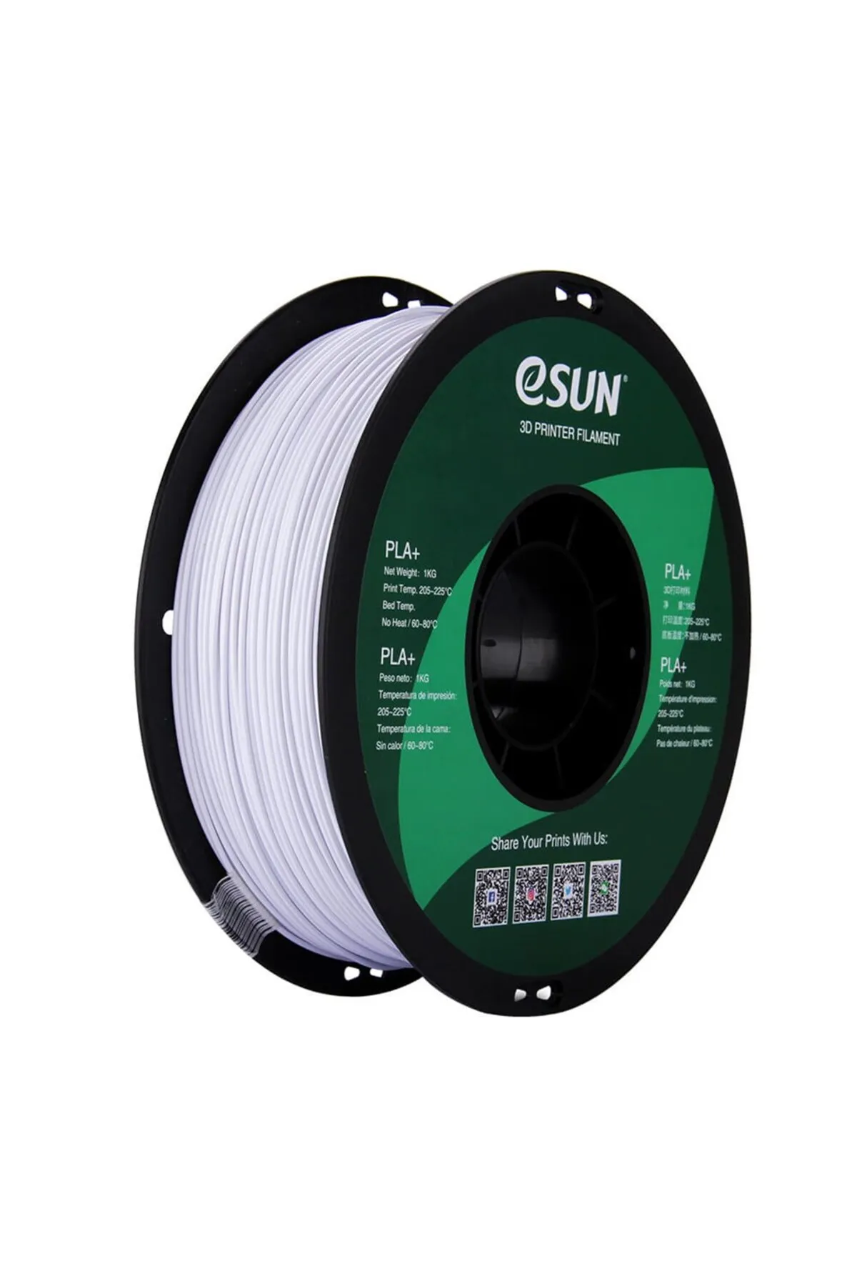 eSun Pla Plus Buz Beyaz Filament 1.75mm 1kg