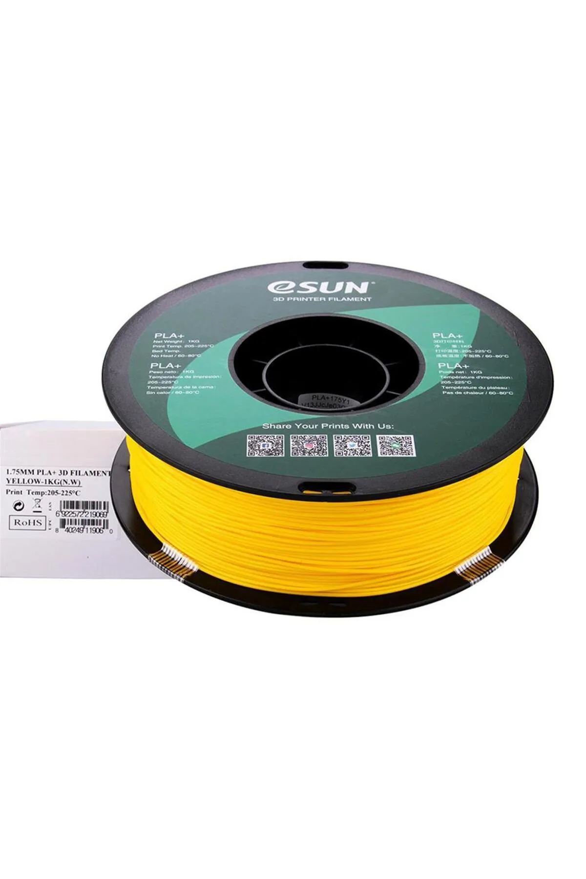 Genel Markalar Pla Plus Filament Sarı 1.75mm 1000gr