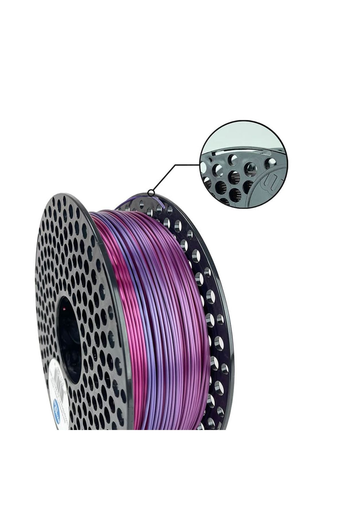 AZUREFILM PLA Silk 1.75mm GÖKKUŞAĞI ŞEKERİ 1000g Filament