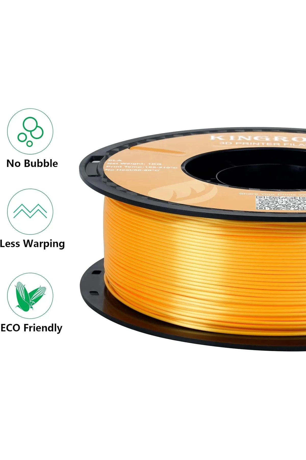 KINGROON Pla Silk Gold Filament