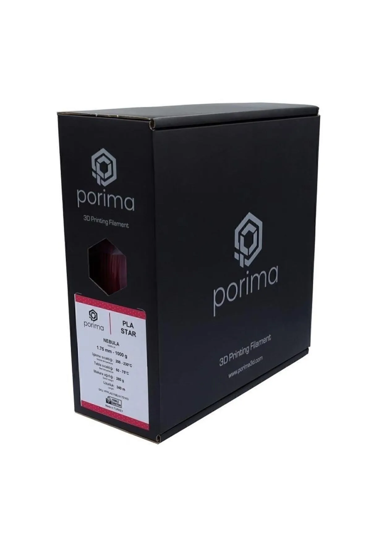 Porima Pla Star Filament Simli 1,75mm Nebula Pembe 1 Kg