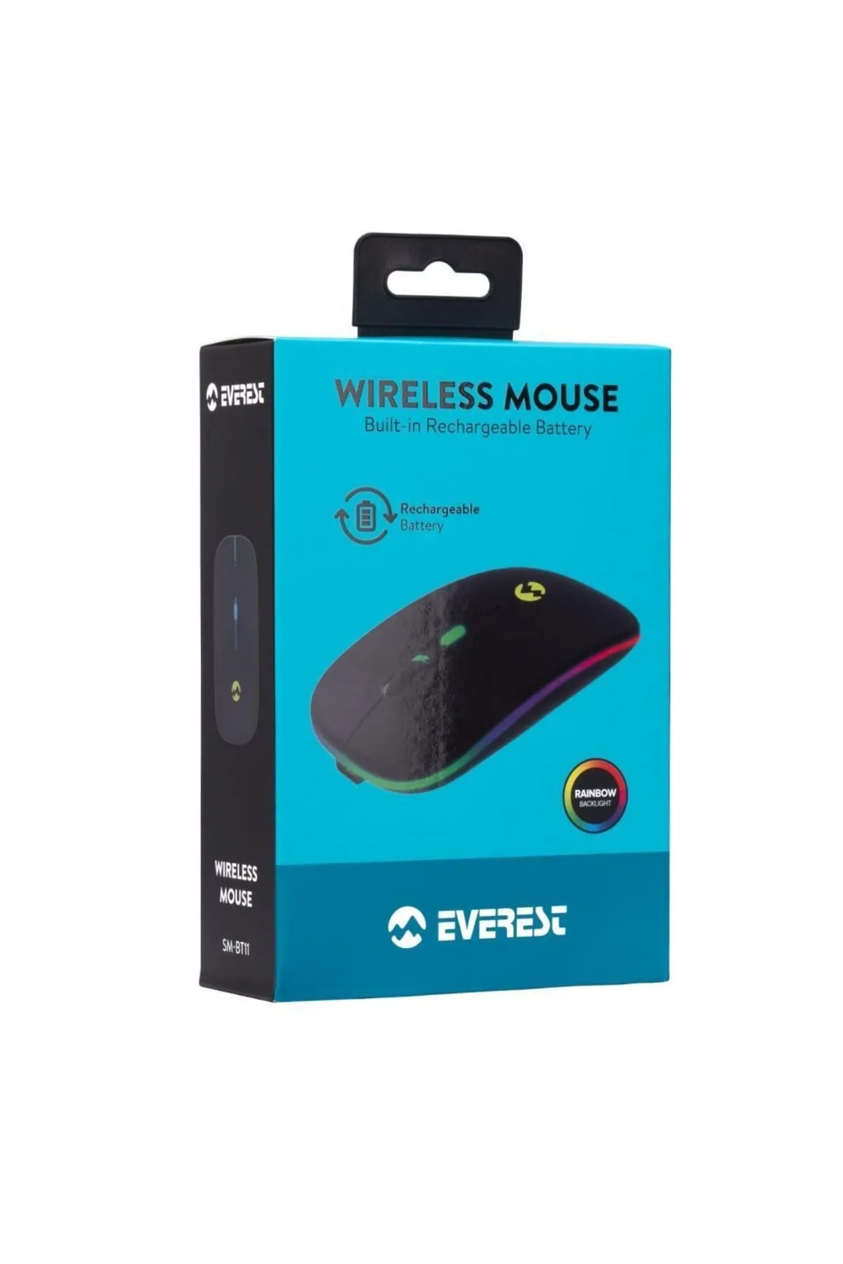 Everest Platoon Kablosuz Mouse Wireless Şarj Edilebilir USB Rgb 2in1 ve 2.4ghz Siyah Renk