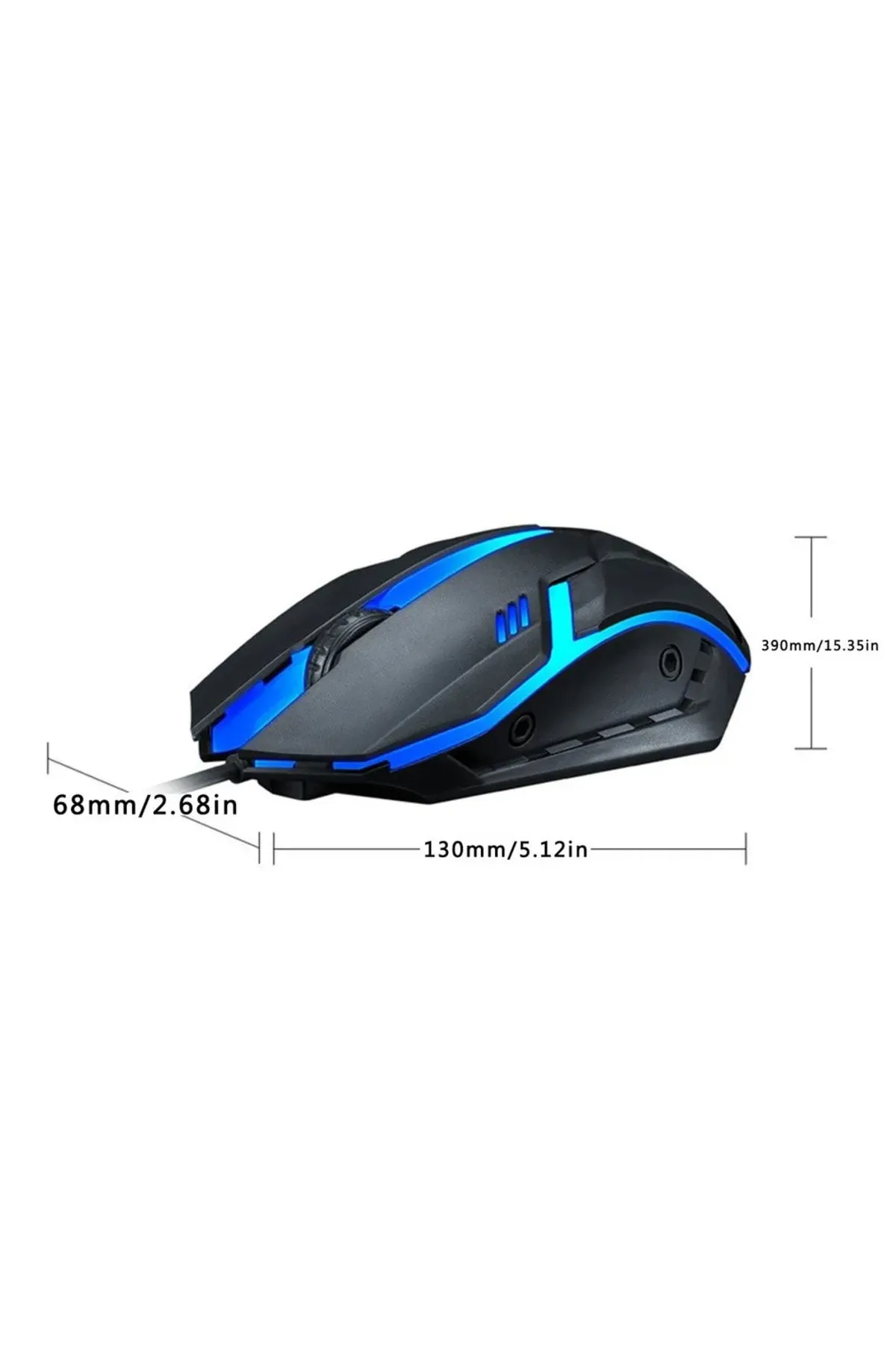 ŞimşekStore Platoon Usb Işıklı Oyuncu Mouse Pl-1619