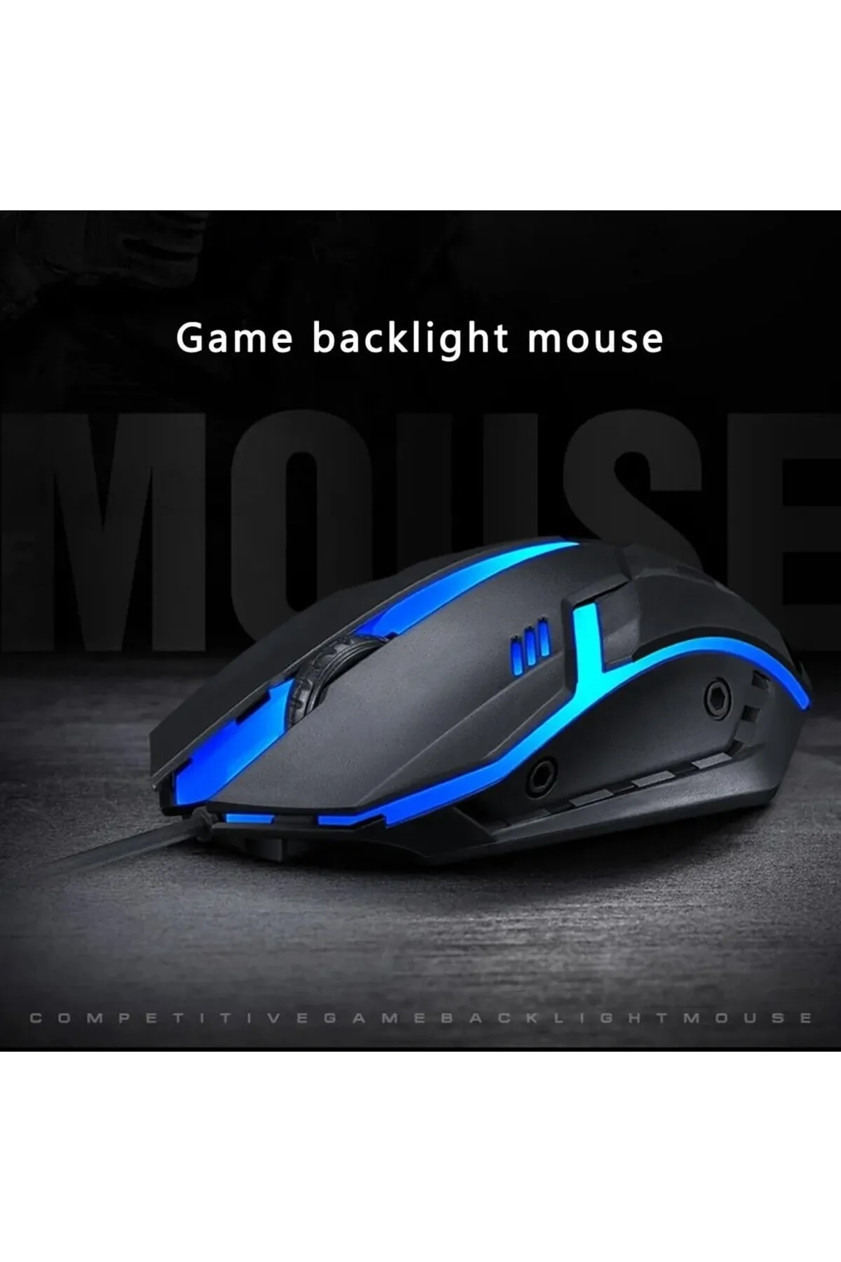 ŞimşekStore Platoon Usb Işıklı Oyuncu Mouse Pl-1619