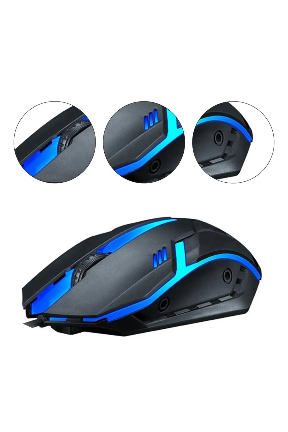 ŞimşekStore Platoon Usb Işıklı Oyuncu Mouse Pl-1619