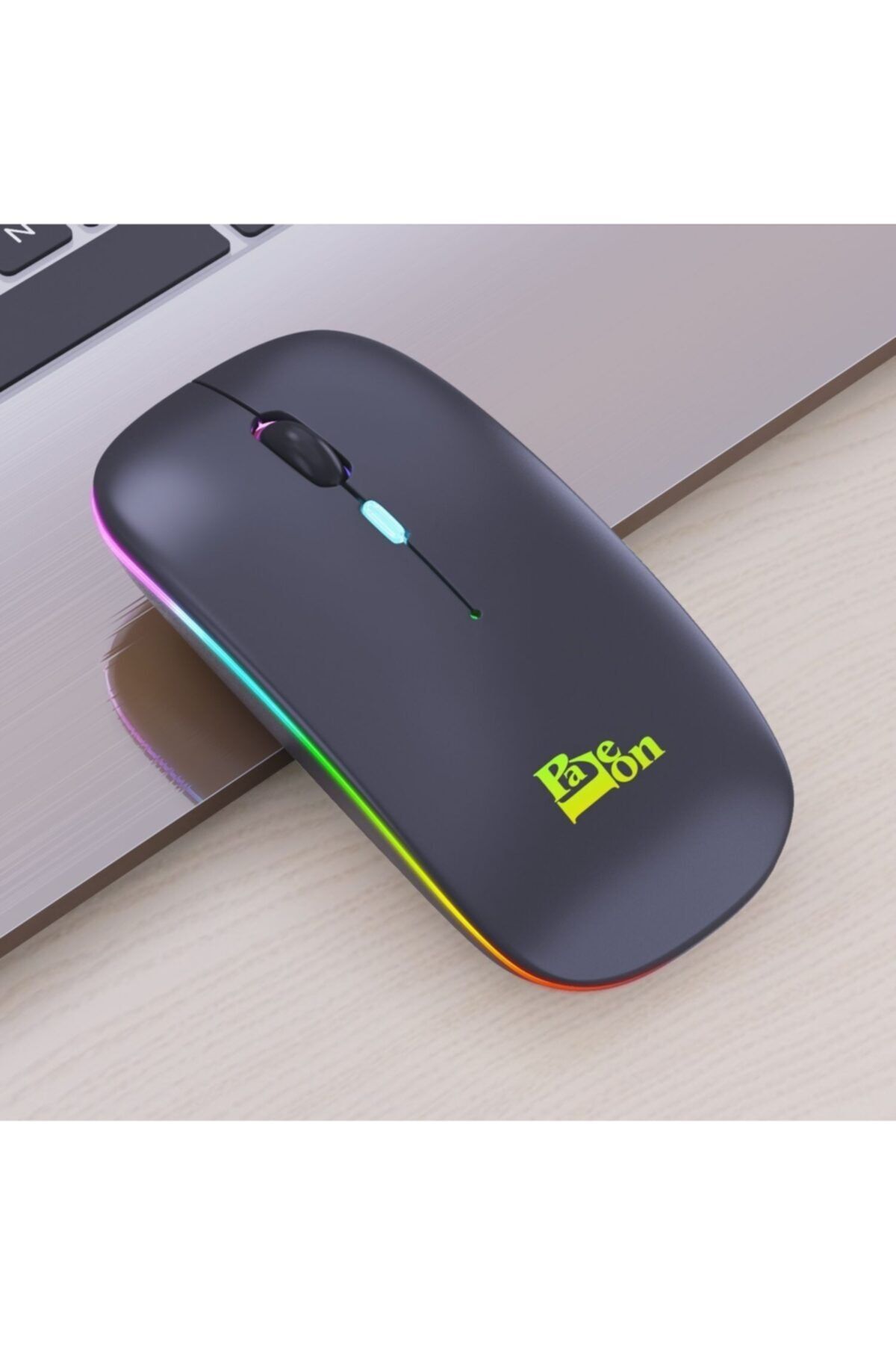 Paleon Plo-e1300 Rgb Işıklı Şarj Edilebilir Kablosuz Mouse