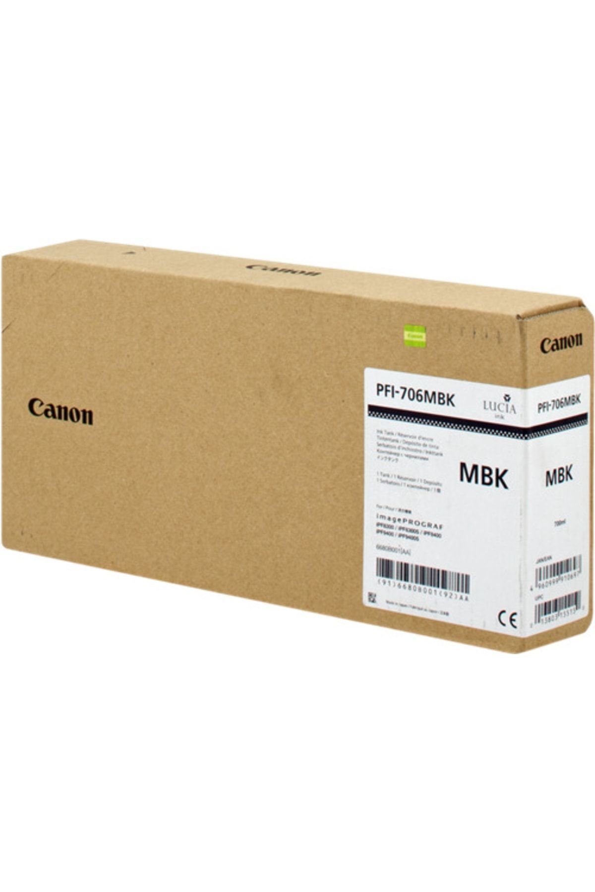 Canon Plotter Sarf Pfı 706mbk/6680b001 Mat Siyah Muadil Kartuş