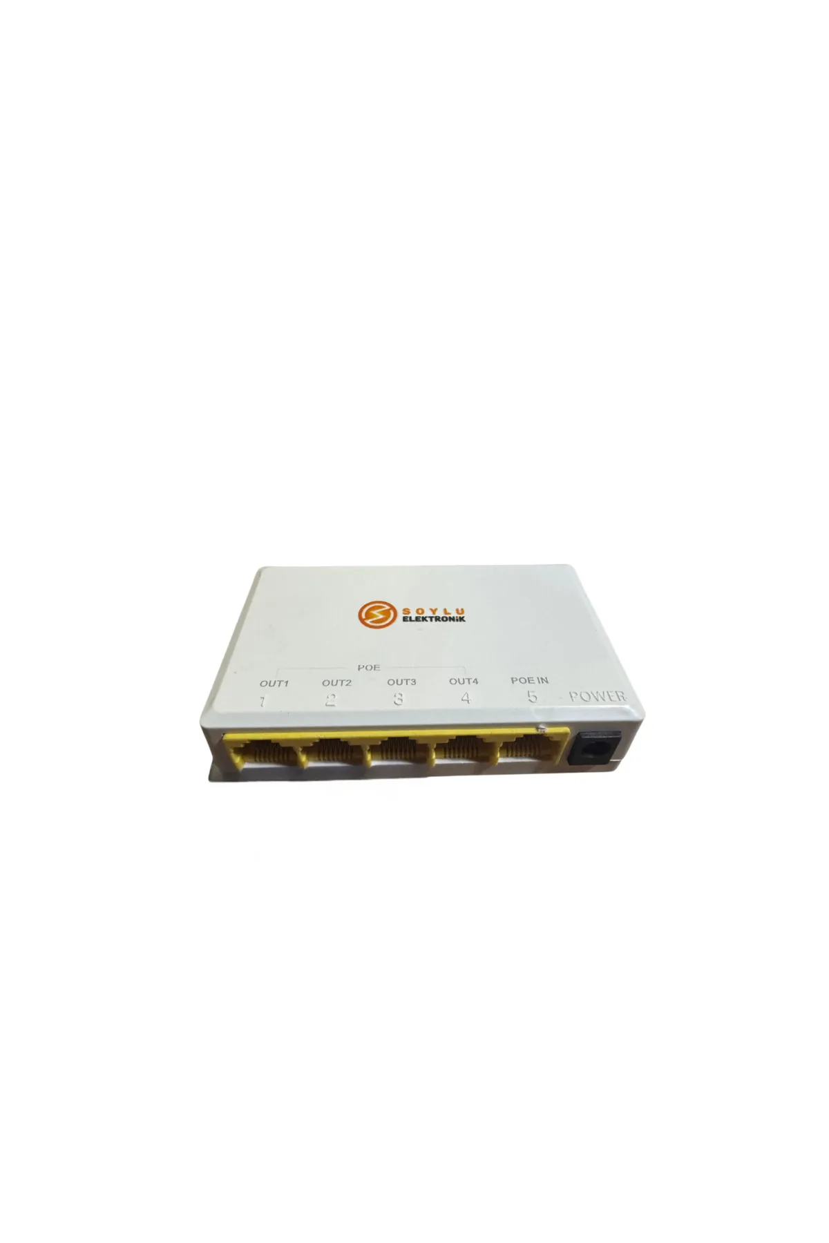 Soylu elektronik POE Repeater 1 Giriş 4 Çıkış POE Tekrarlayıcı Kablo Genişletici 5 Port Poe Extender Ethernet Switch