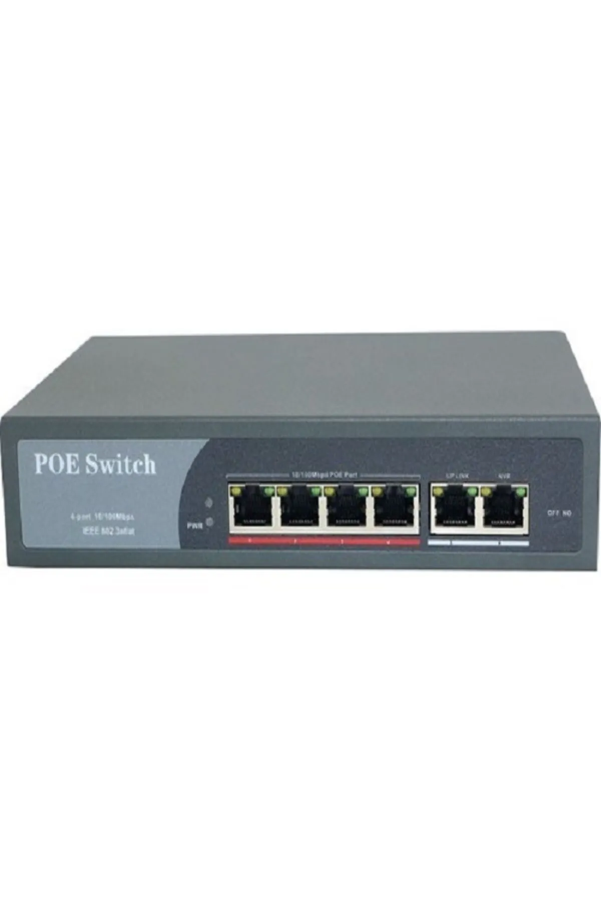 Genel Markalar PoE Switch 4 Port Poe Switch + 2 Port Uplink Port