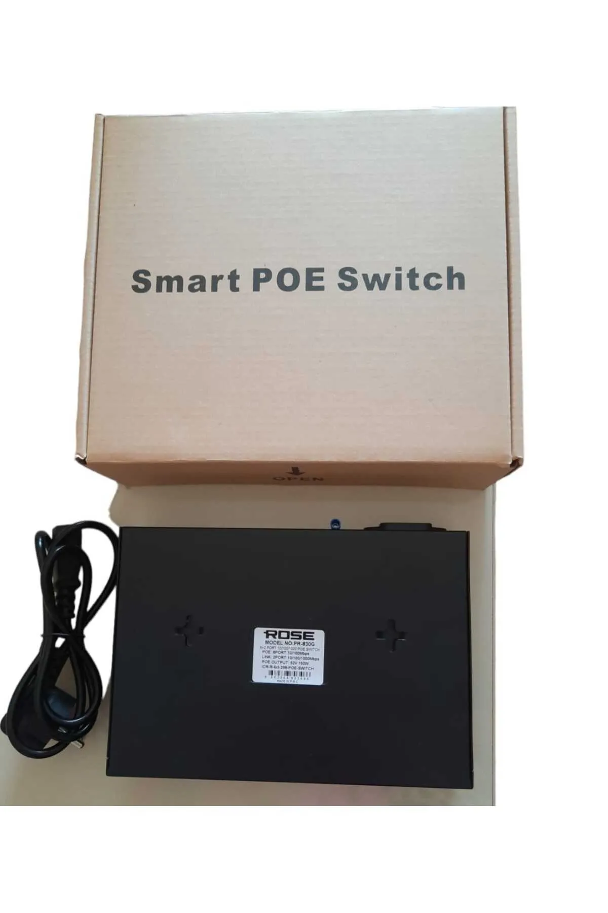 Rose Poe Switch 8 2 Gigabit 10/100/1000