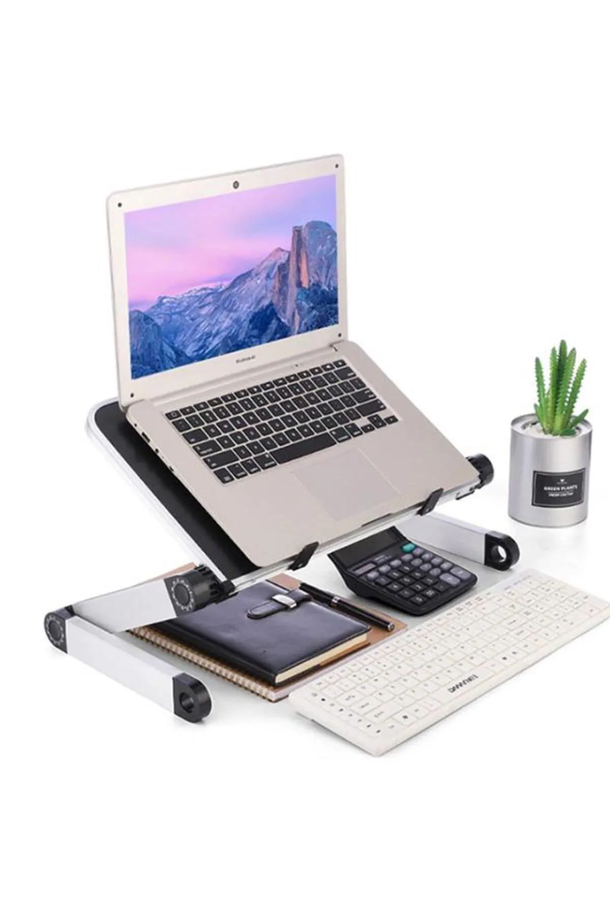 Polhammobile Polham Yükseklik Ve Açı Ayarlı Çok Fonksiyonlu 40cm Tepsili Laptop, Tablet Standı, Notebook Standı