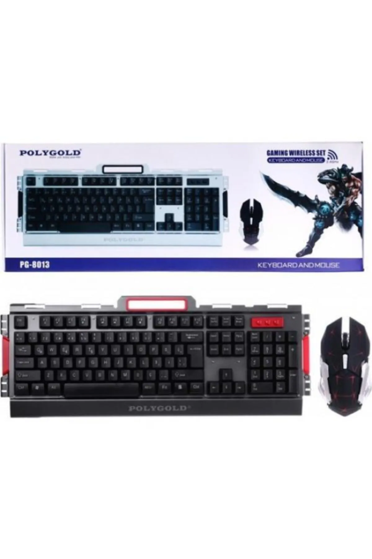 ElektroMarket Polygold Pg-8013 Gaming Klavye - Mouse Set