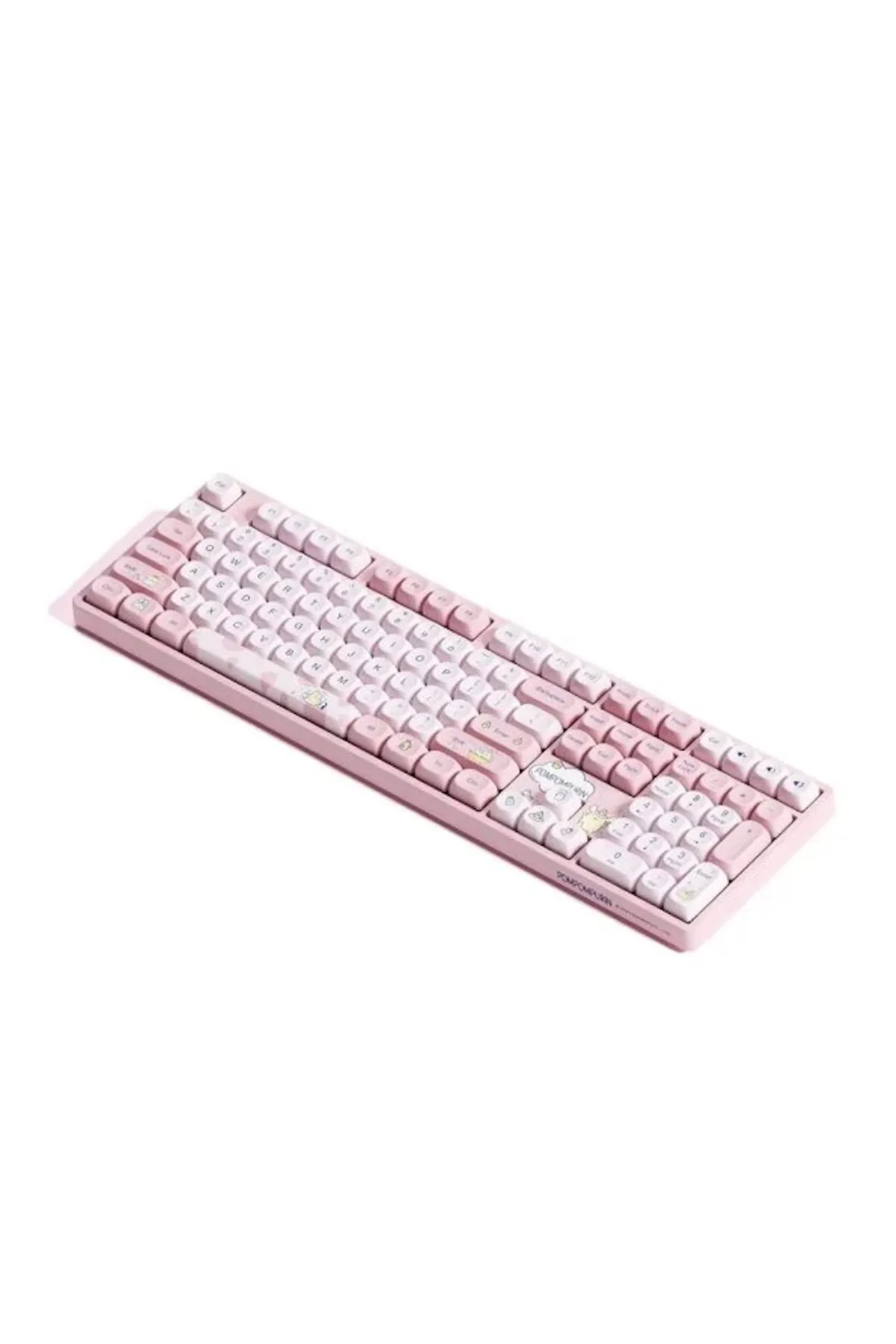 AKKO Pompompurin 5108B Plus RGB Kablosuz Hotswap Mekanik Pembe Gaming Klavye