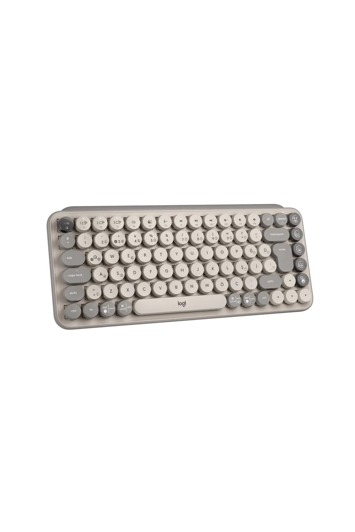 Logitech Pop Keys 920-011526 Türkçe Q Bej Kablosuz Klavye - KL-322